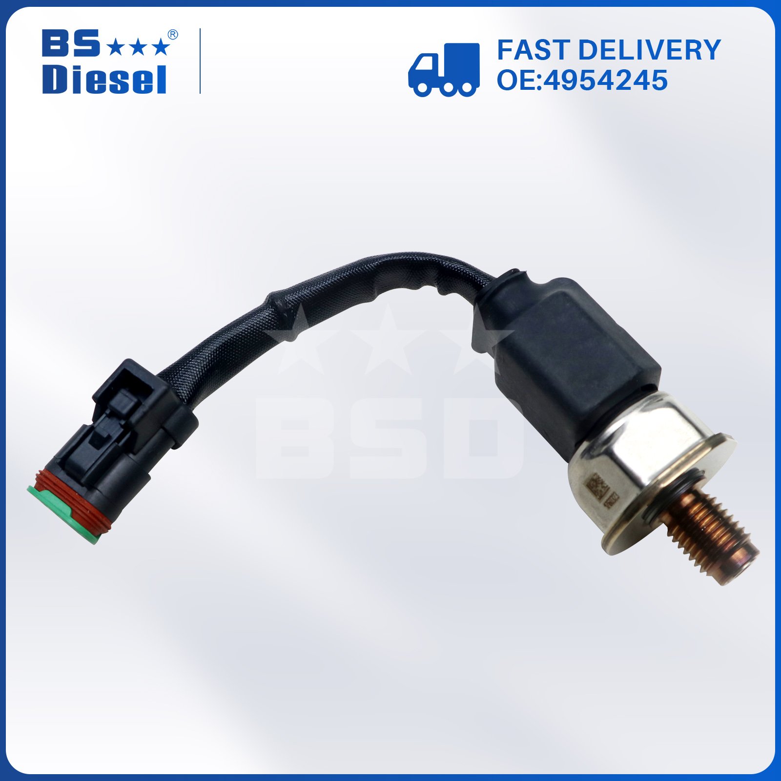 Car Engine Spare Parts Diesel Common Rail Pressure Sensor 5PP5-3 4954245 for Cummins ISX QSX Engine Parts