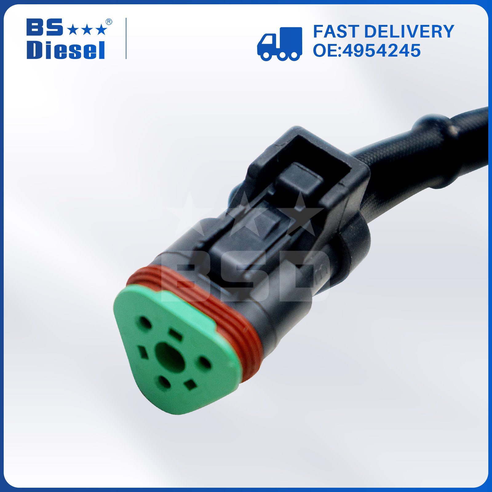 Car Engine Spare Parts Diesel Common Rail Pressure Sensor 5PP5-3 4954245 for Cummins ISX QSX Engine Parts