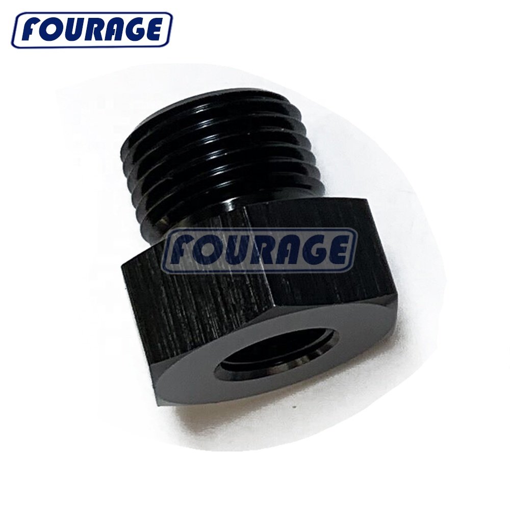 Aluminum Oil Pressure Sensor Fitting Male M16 x 1.5 to Female 1/8" NPT Port Reducer Gauge Sensor Adapter For GM LS Series