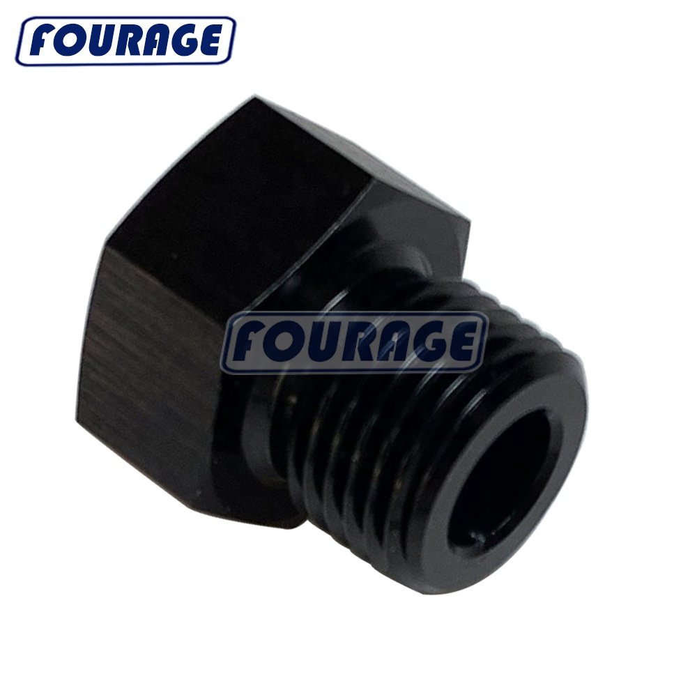 Aluminum Oil Pressure Sensor Fitting Male M16 x 1.5 to Female 1/8" NPT Port Reducer Gauge Sensor Adapter For GM LS Series