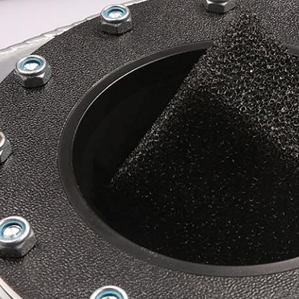 Car Modified Car Fuel tank with Sensor 40L 10 Gallons Black Aluminum Alloy OC-1018-40/OC-1017-40 Plastic Cover