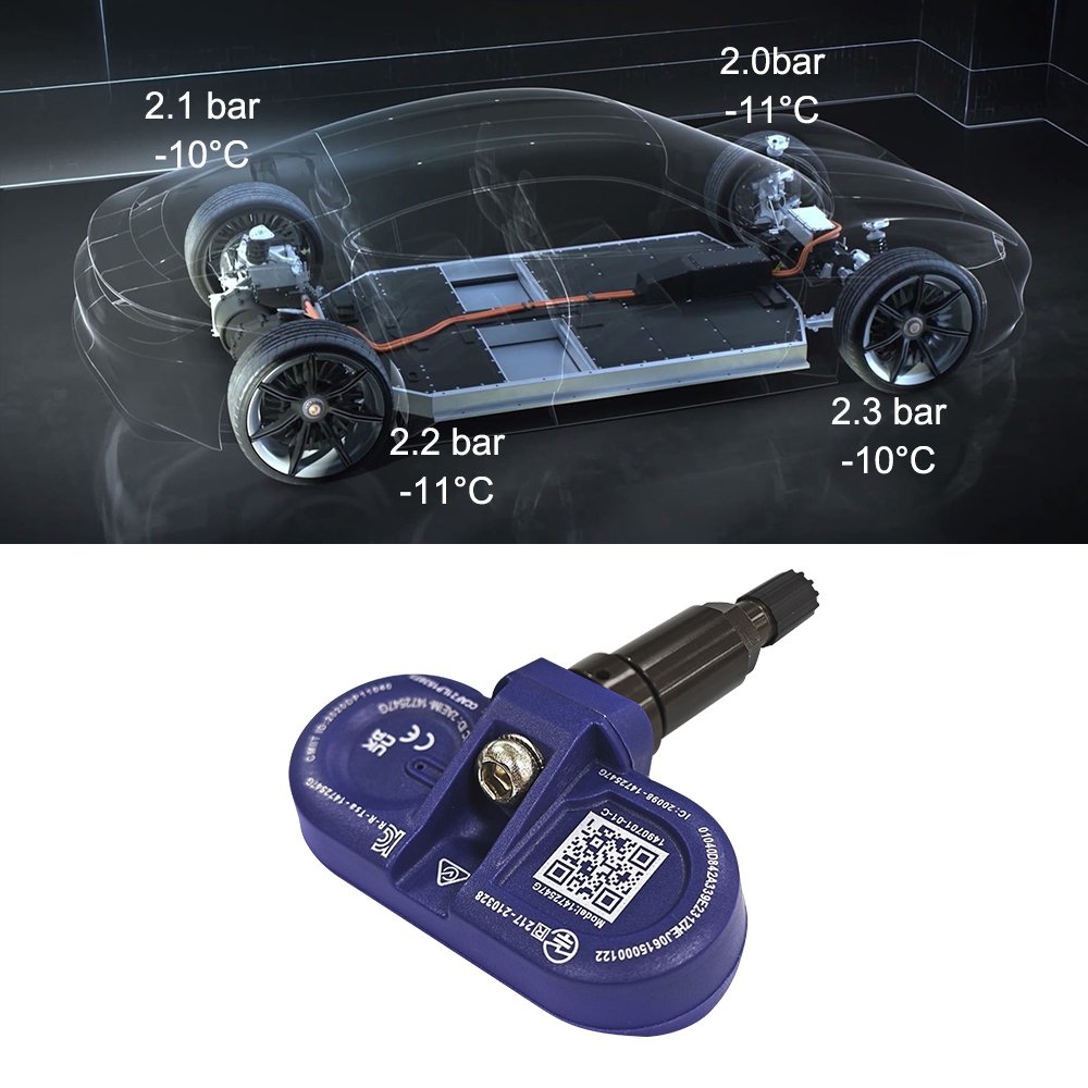 TPMS bluetooth for Tesla 2021+ Tesla Model Y 3 S X OEM Tire Pressure Monitoring Sensor Meter 1490701-01-B 1490701-00-D