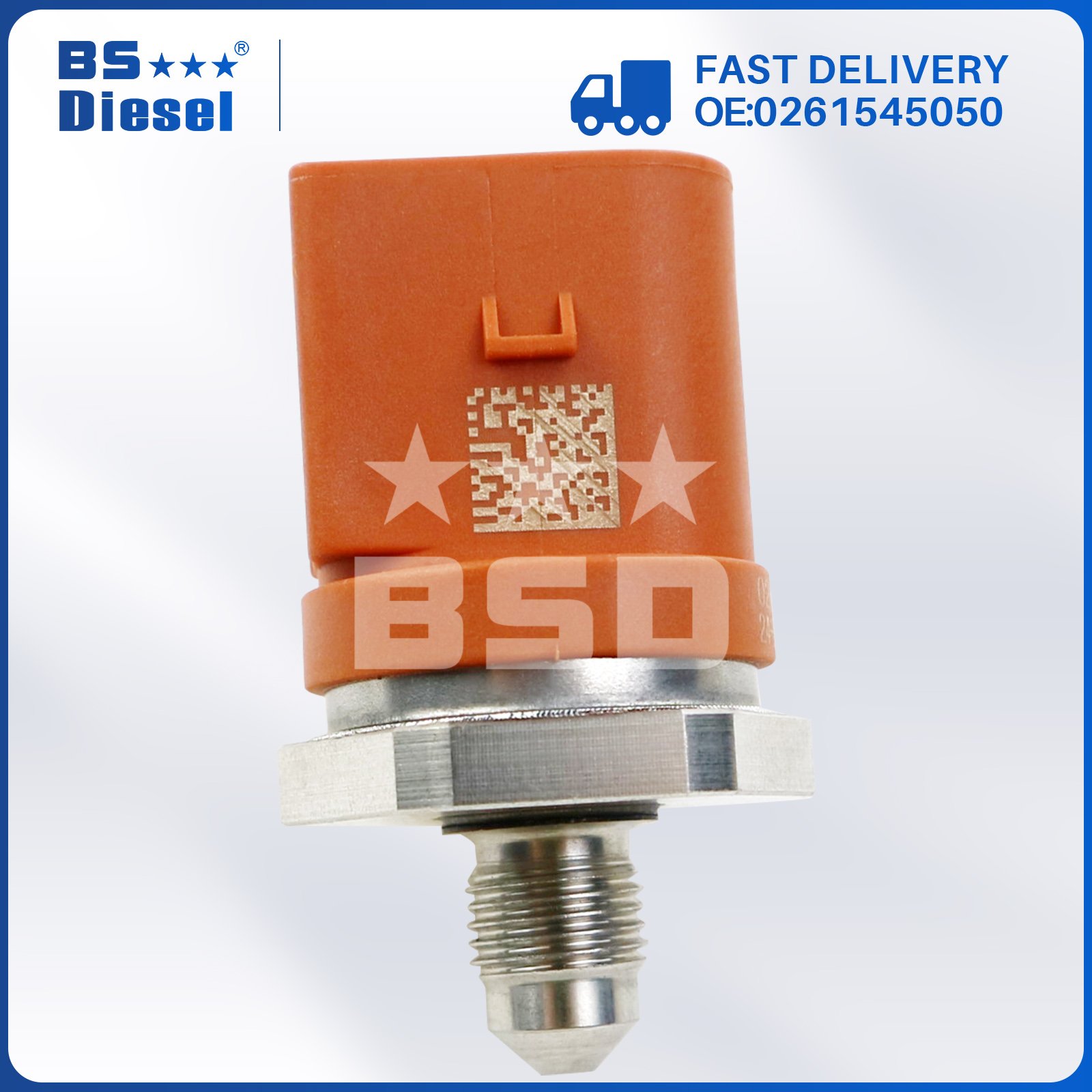 Machinery Engine Parts Auto Sensors Common Rail Pressure Sensor 0261545050 for Audi A3 A4 A5 Seat VW Jetta Passat