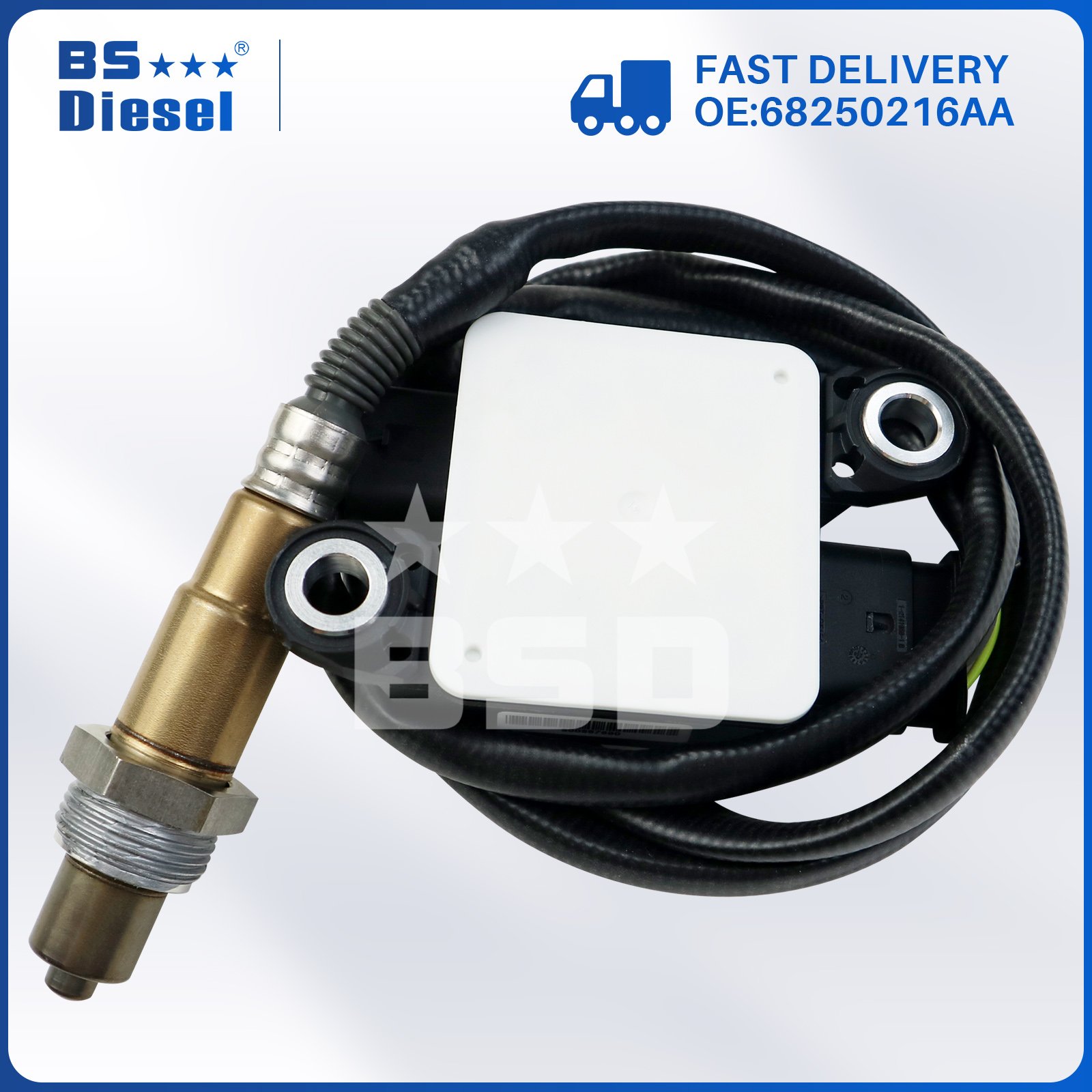 PM Sensor 0281007482 0281007480 Diesel Exhaust Particulate Matter Sensor 68250216AA for 2014-2018 Ram 1500 3.0L V6 Diesel Engine