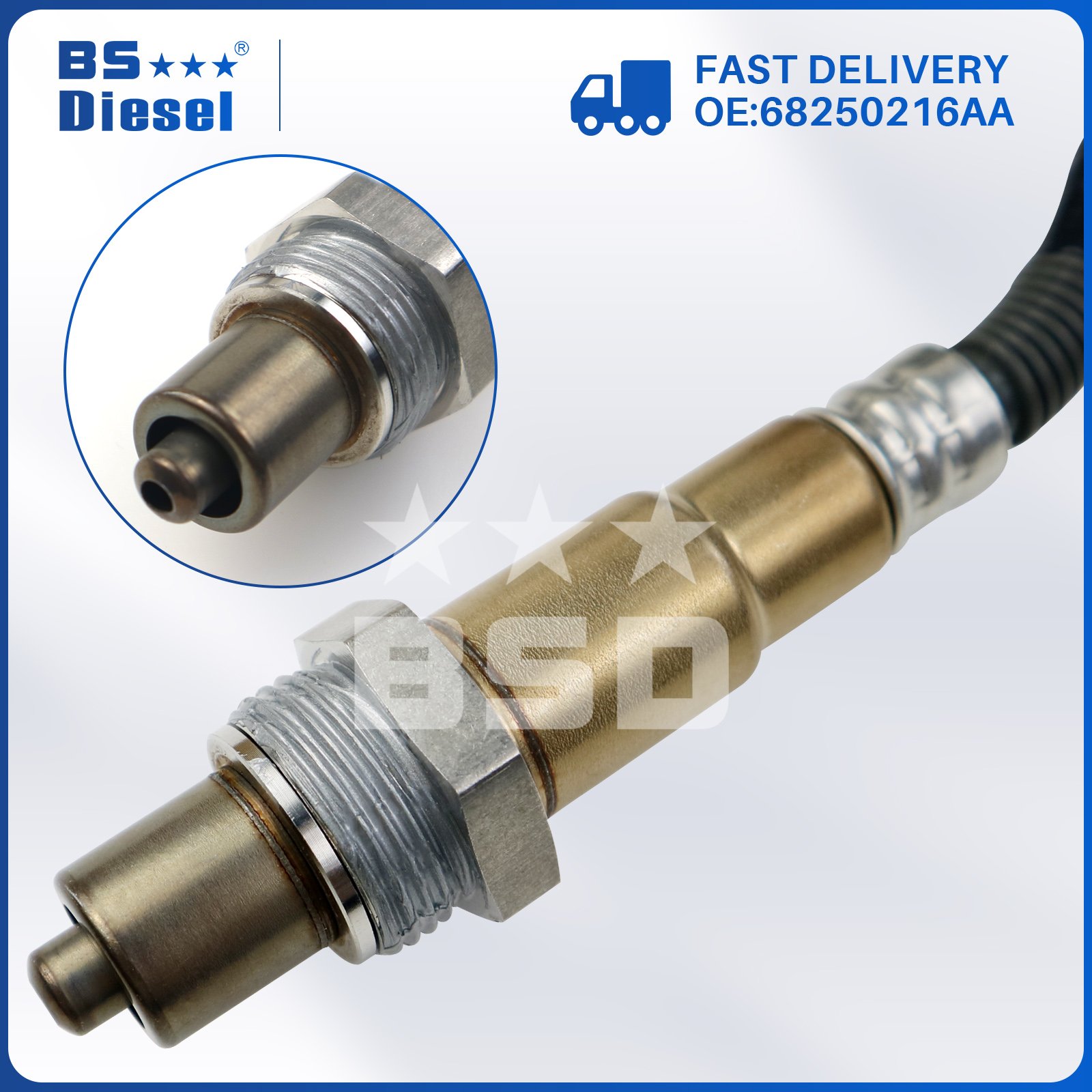PM Sensor 0281007482 0281007480 Diesel Exhaust Particulate Matter Sensor 68250216AA for 2014-2018 Ram 1500 3.0L V6 Diesel Engine