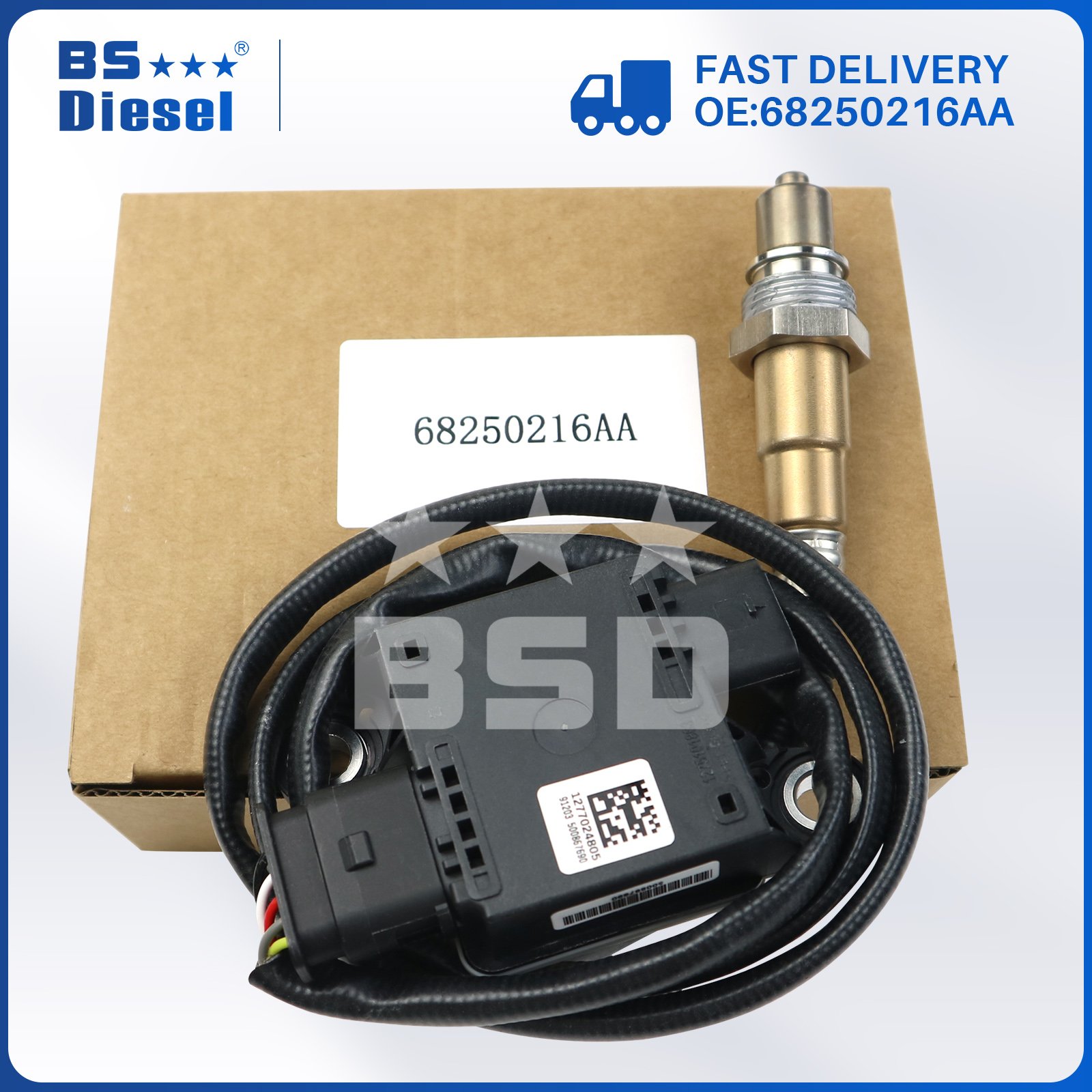 PM Sensor 0281007482 0281007480 Diesel Exhaust Particulate Matter Sensor 68250216AA for 2014-2018 Ram 1500 3.0L V6 Diesel Engine
