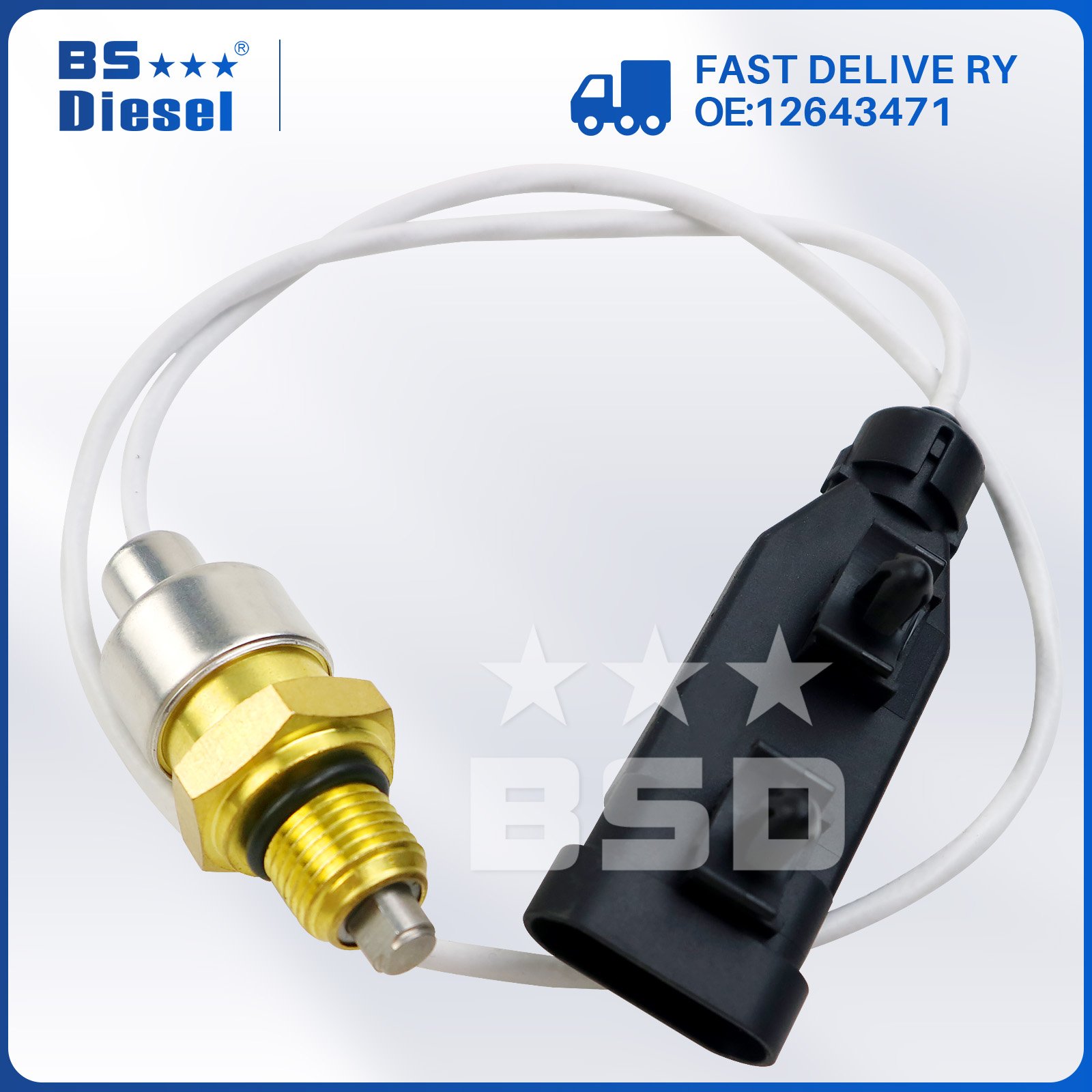 Heavy Duty Truck Parts Turbocharger Vane Position Sensor 12643471 for Chevrolet Duramax 6.6L Engine