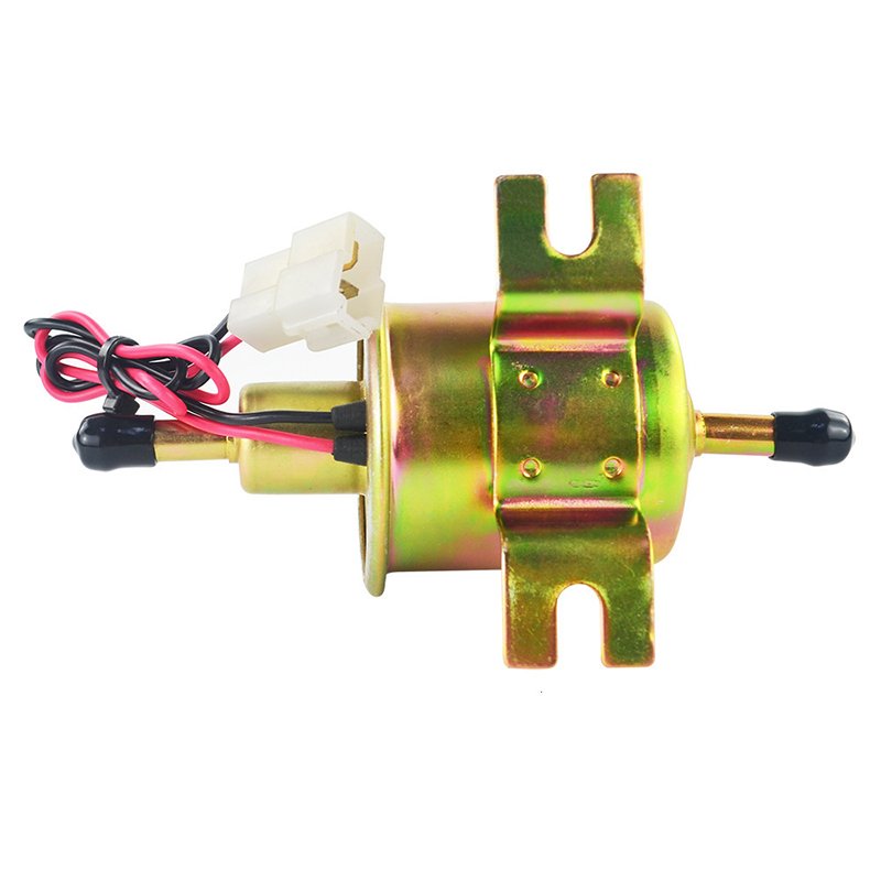 New Aluminum Electronic Pump 12V Universal 2.5-4 PSI Gas Diesel Inline Low Pressure Electric Fuel Pump HEP02A