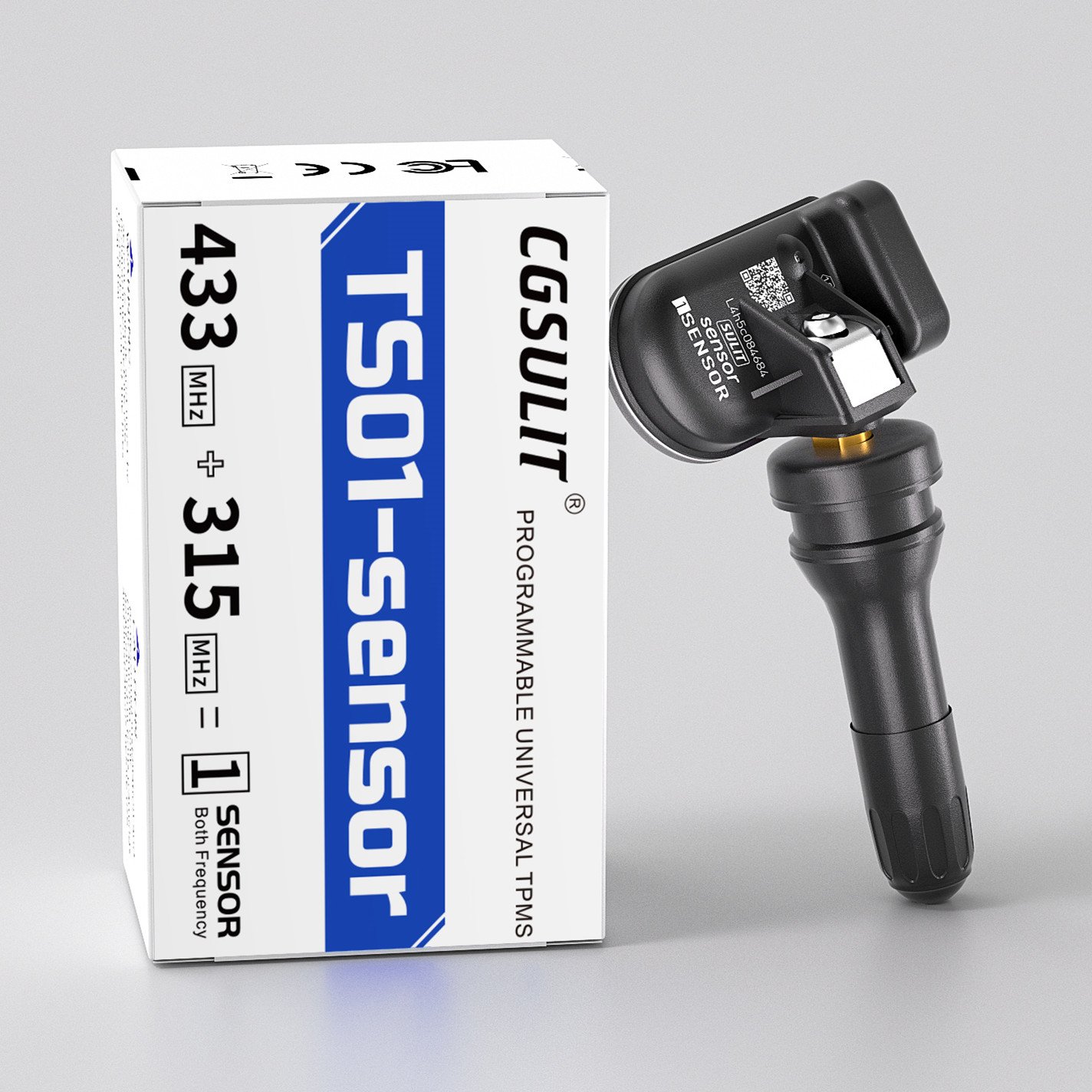 2025 TS01 Universal TPMS Sensor with Super NXP Chip Easy Installation New Condition for 98% Cars with Metal Valve Auto Sensors