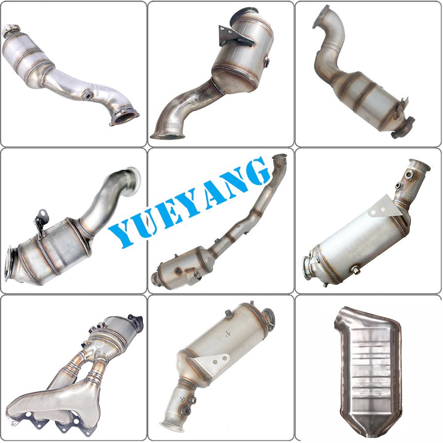 Car Accessories Stainless Steel Pipes Auto Engine Vehicle Exhaust Catalytic Converter for Mercedes Benz Catalytic Converter