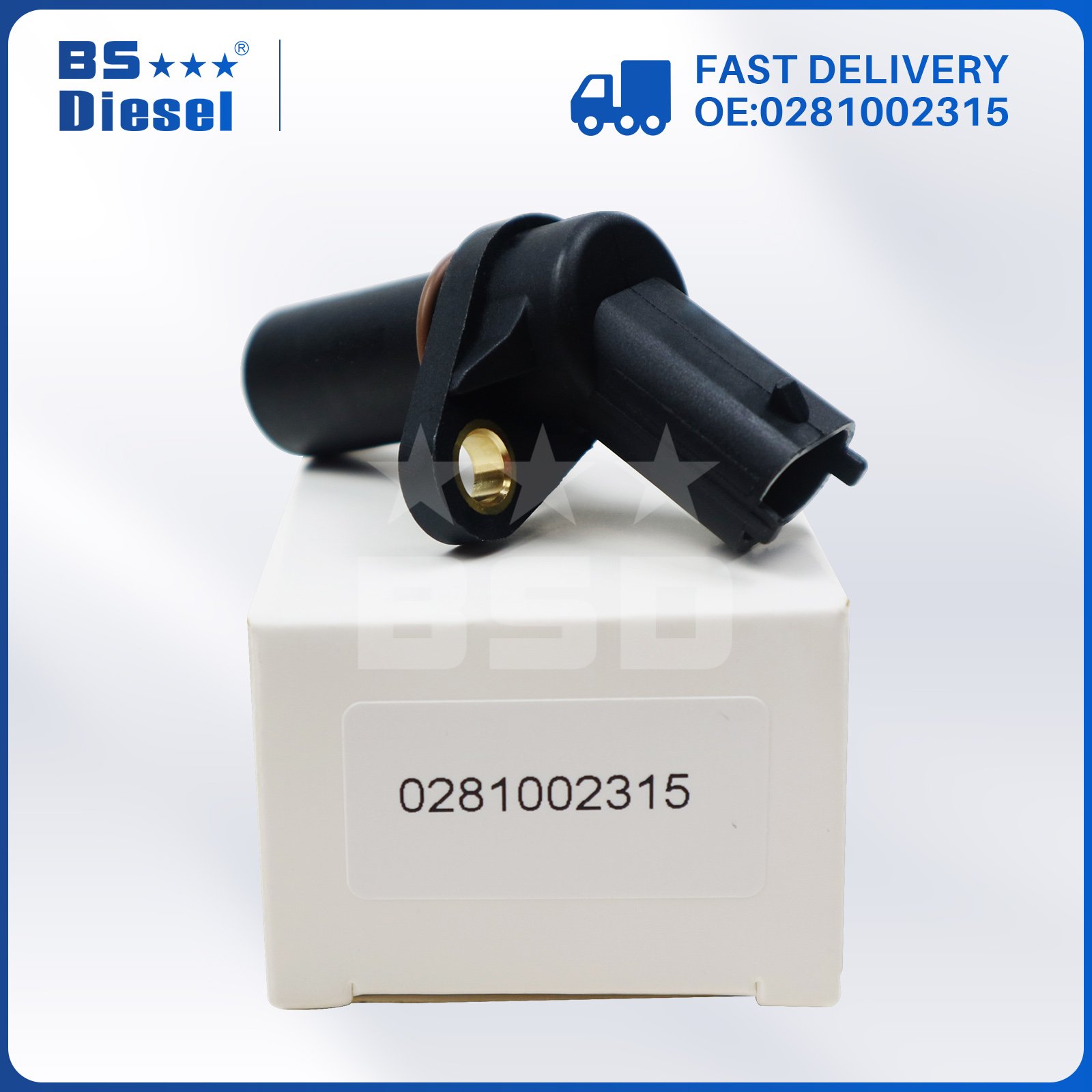 Auto Engine Parts Auto Sensors 0281002315 Crankshaft Position Sensor for Iveco MAN Renault Volvo