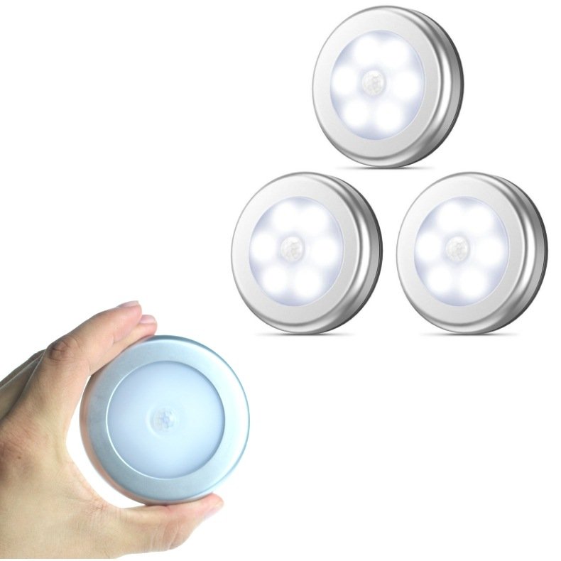 Wholesale PIR Motion Sensor 6 Led Night Light Wireless Detector Indoor Light Wall Lamp Light Auto On/Off Closet