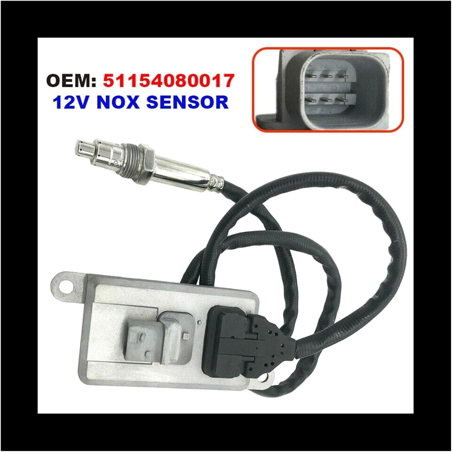 5WK96722B NOX Sensor Nitrogen Oxygen Sensor 51.15408-0017 51154080017,Compatible for Man Euro6 Truck