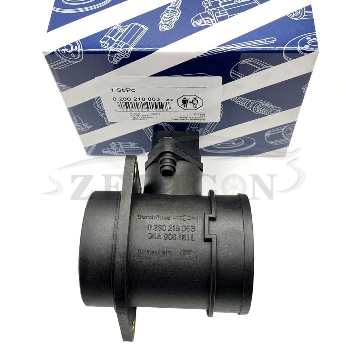High Quality Mass Air Flow Meter MAF Sensor for Audi Volkswagen Porsche Seat 06A906461L 0280218063