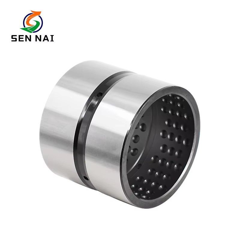 Automotive Components Steel Bearing Flanges Oil Free Sleeve Bushings