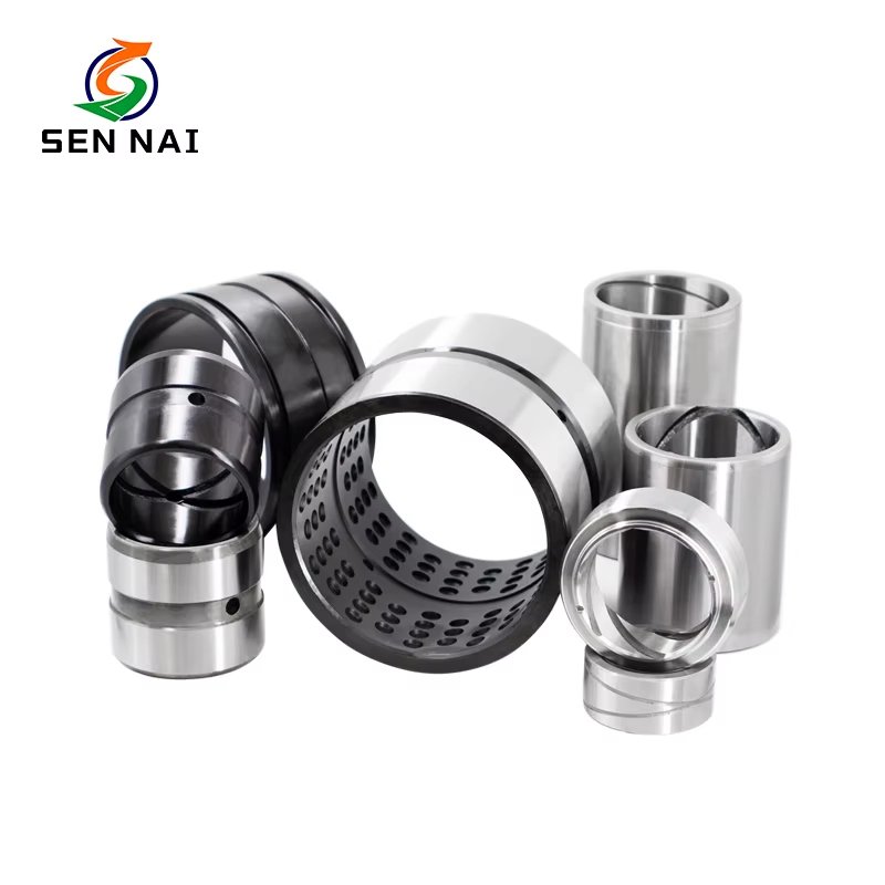 Automotive Components Steel Bearing Flanges Oil Free Sleeve Bushings