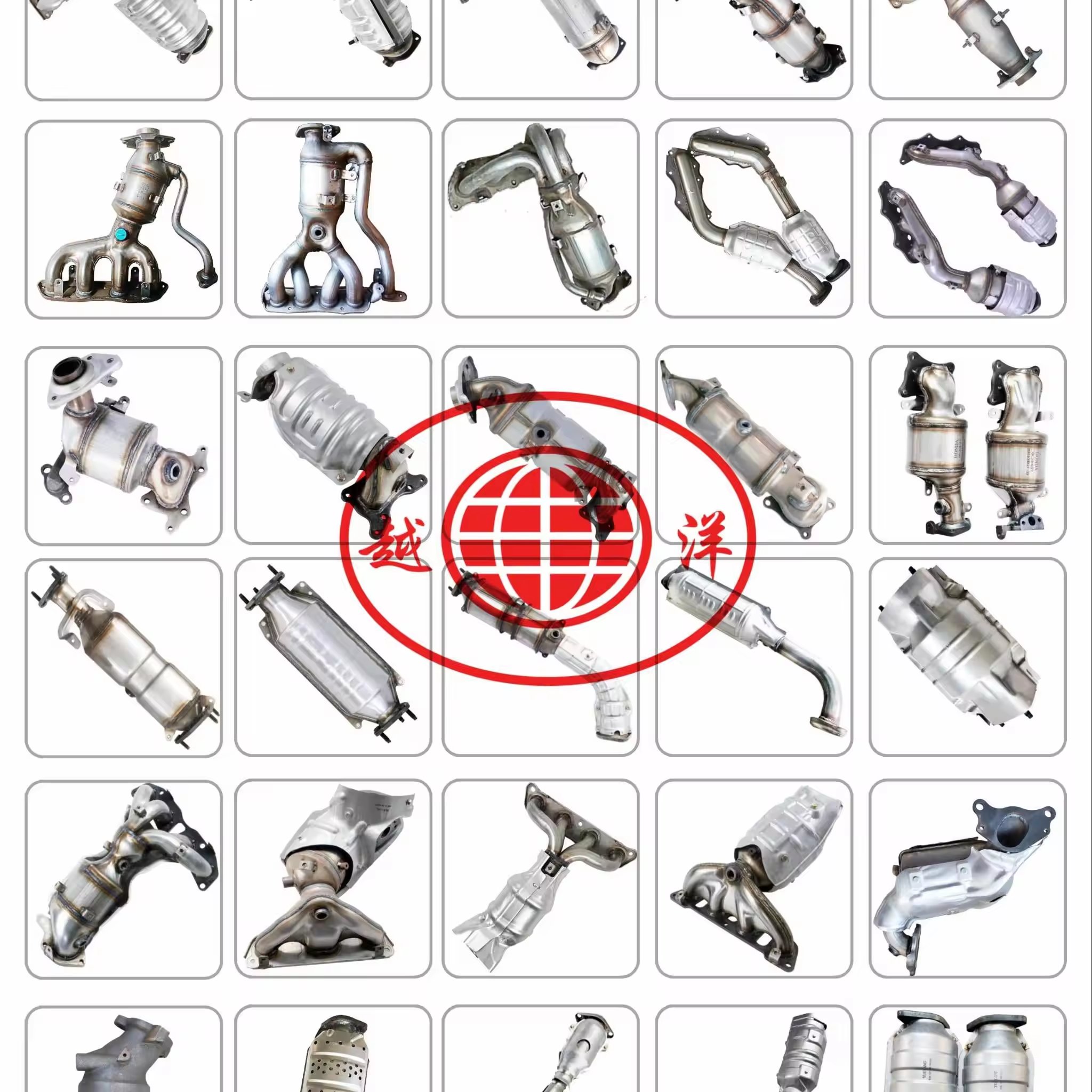 China Cheap Catalytic Converter Euro2 3 4 5 Exhaust System for Changan CS75 2.0t Catalytic Converter