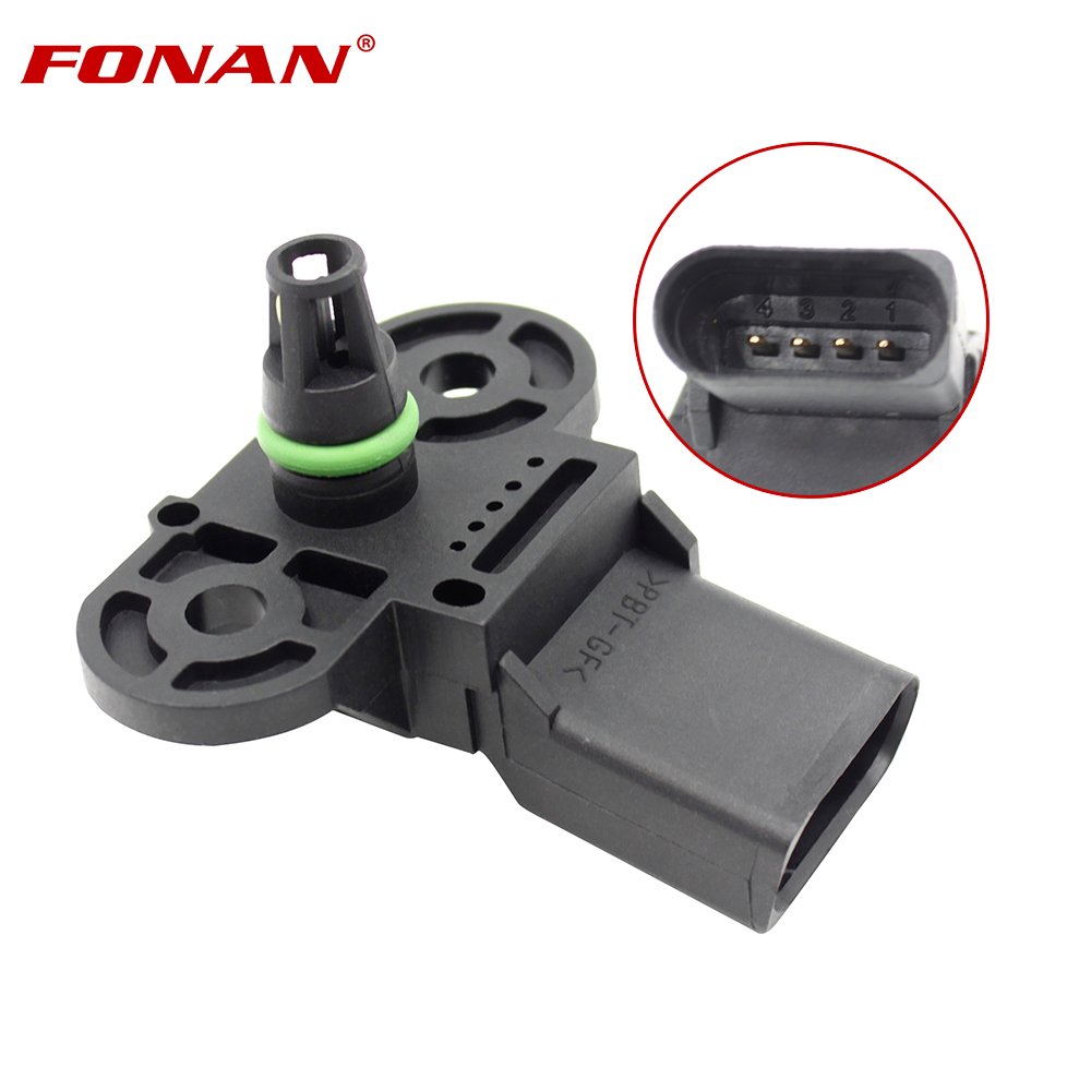 FONAN 06B906051 03C906051 03C906051E 03C906051F 06G906051 Intake Air Pressure Sensor Manifold Pressure Sensor MAP Sensor