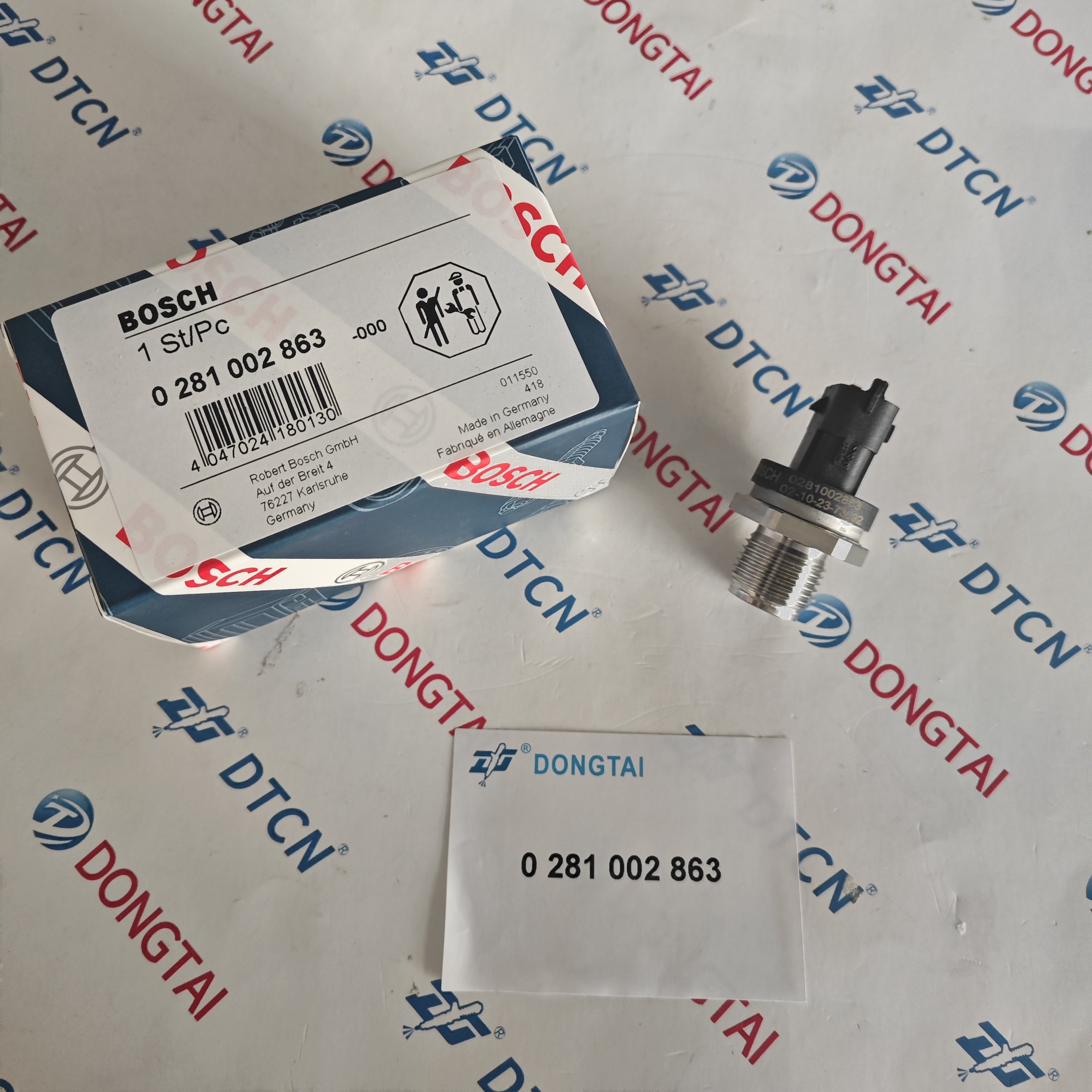 Diesel Fuel Rail Pressure Sensor 0281002863 0 281 002 863 for Kia Hyunda RMB60.00-RMB70.00