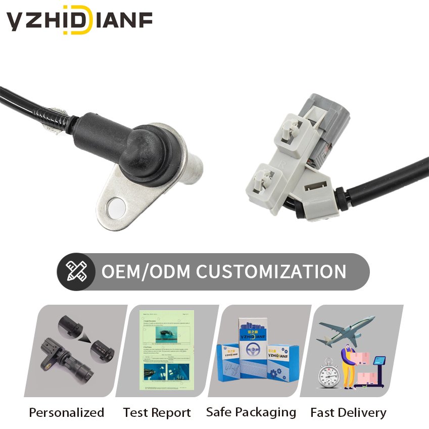Auto Transmission Speed Sensor 8-98052-119-1 Front Right Left ABS Wheel Sensor 8-98052-120-1 for Isuzu Dmax D-Max Mux 8980521191