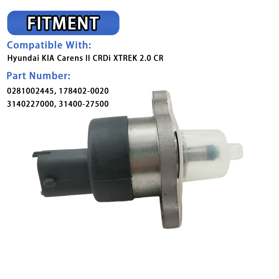Fuel Pressure Regulator for Trajet Tucson 2.0 CRDi 0281002445 31402-27000 Common Rail Fuel Pressure Regulator Valve 31400-27500