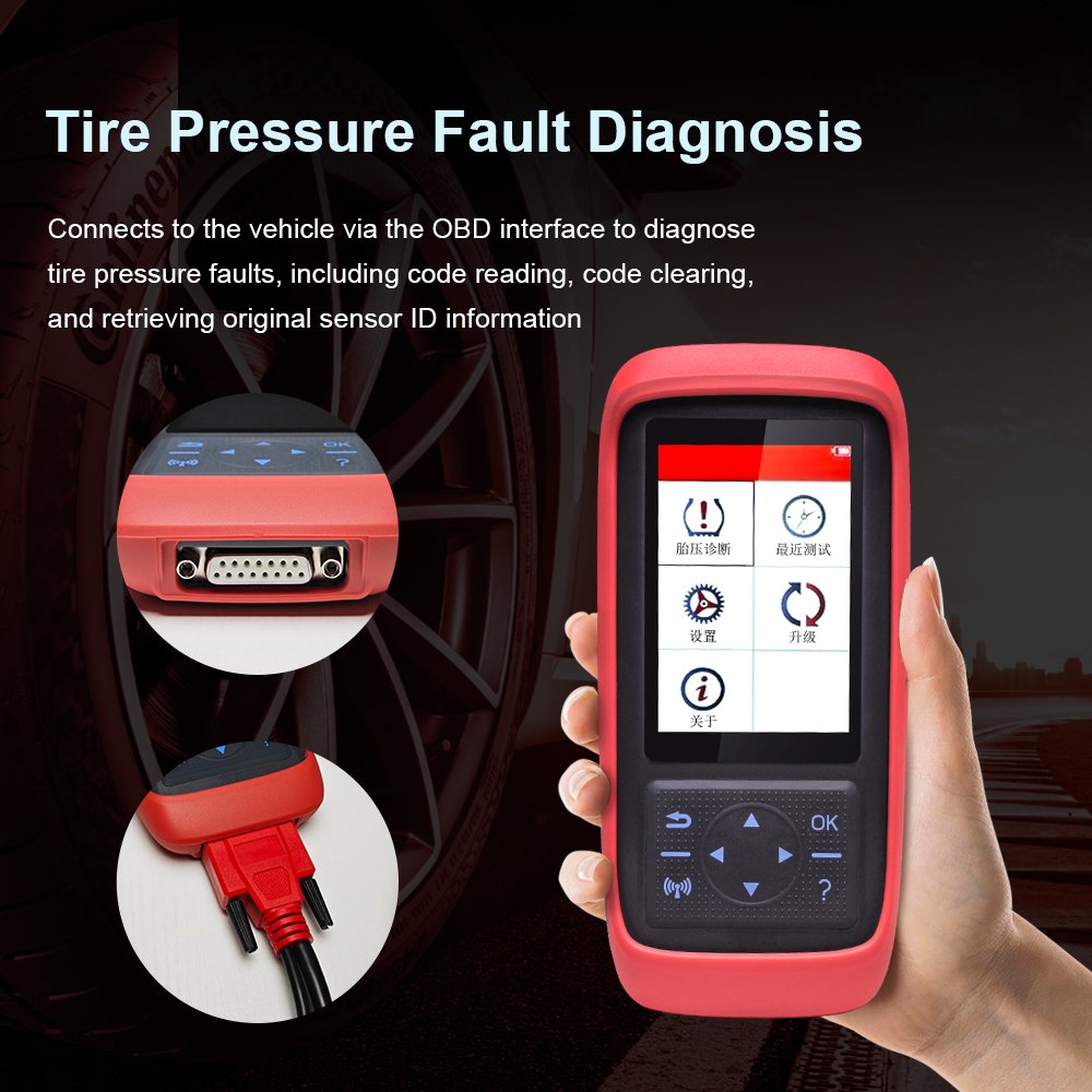 New Automotive Sensors 315+433MHz Dual Frequency Programmable Sensor with OBD TPMS XQTP41