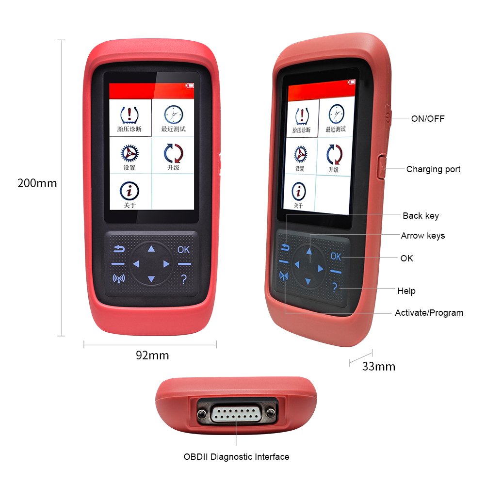 New Automotive Sensors 315+433MHz Dual Frequency Programmable Sensor with OBD TPMS XQTP41