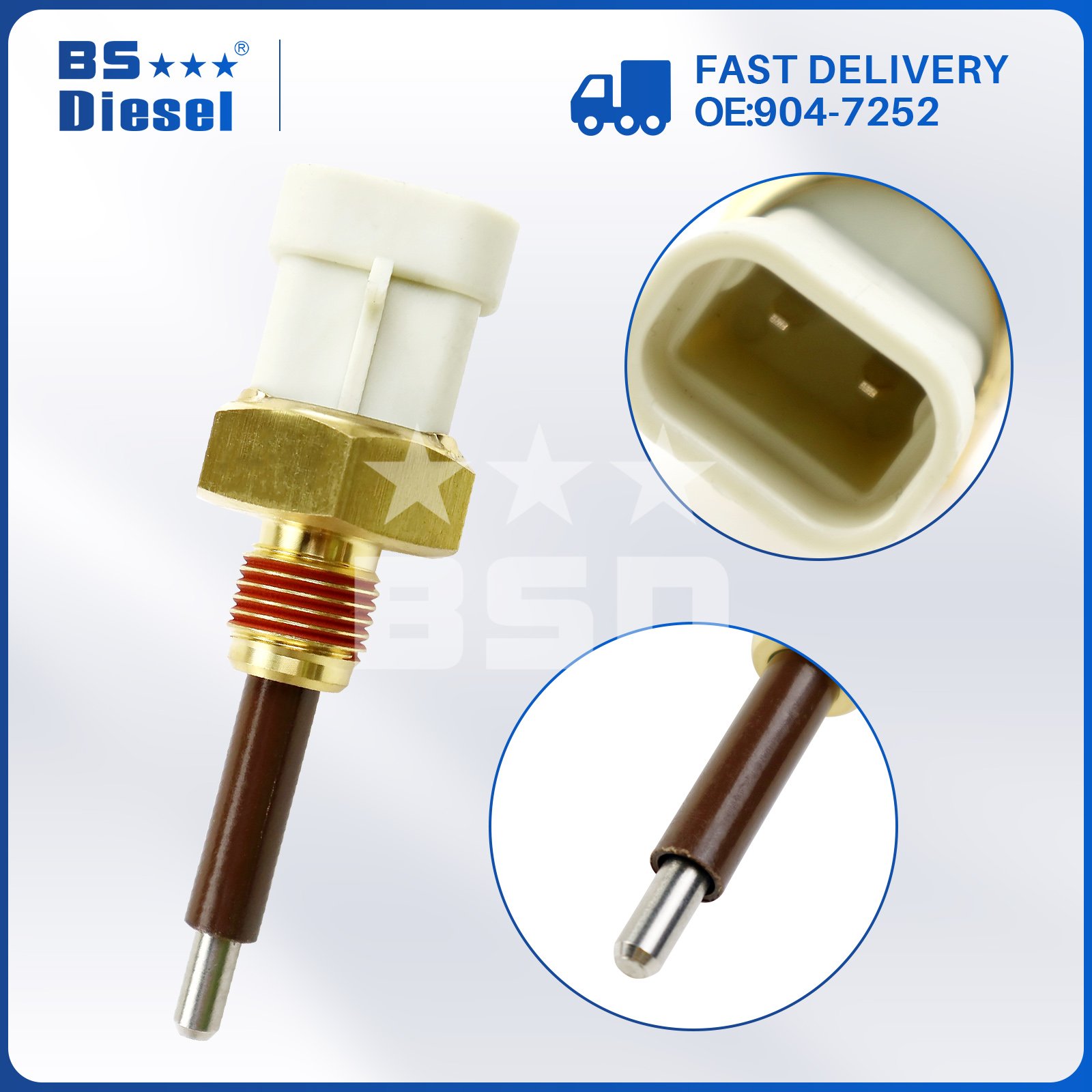 Wholesale Price Auto Sensors 23522855 23526907 Coolant Level Sensor 904-7252 for Detroit 60 Freightliner Cummins Engines