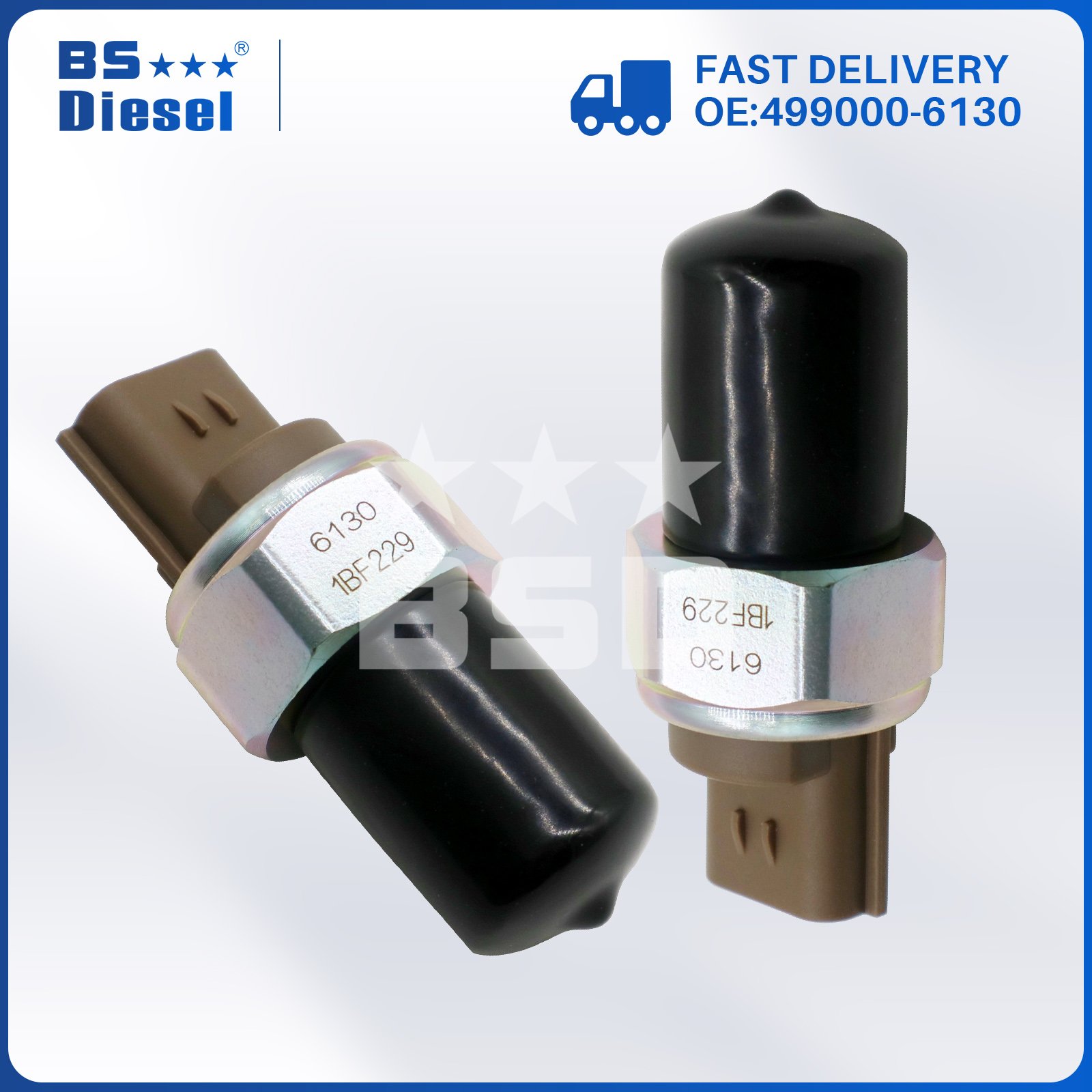 Auto Parts 499000-6131 Rail Fuel Pressure Sensor 499000-6130 for ISUZU Holden Toyota 4HK1 6HK1 6UZ1 6WG1