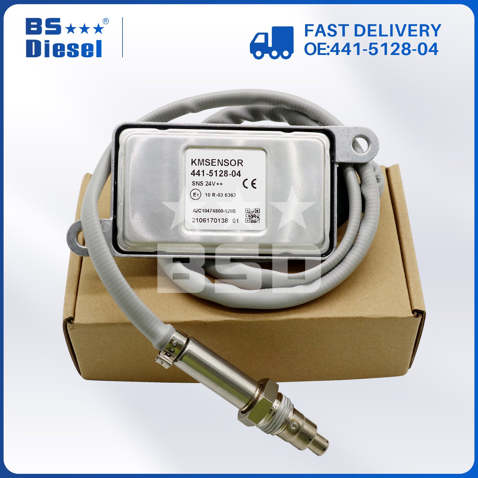 SCR Parts Auto Sensors Nitrogen Oxygen Sensor 441-5128 NOX Sensor 4415128 Fits for CAT 3516E C18 Excavator
