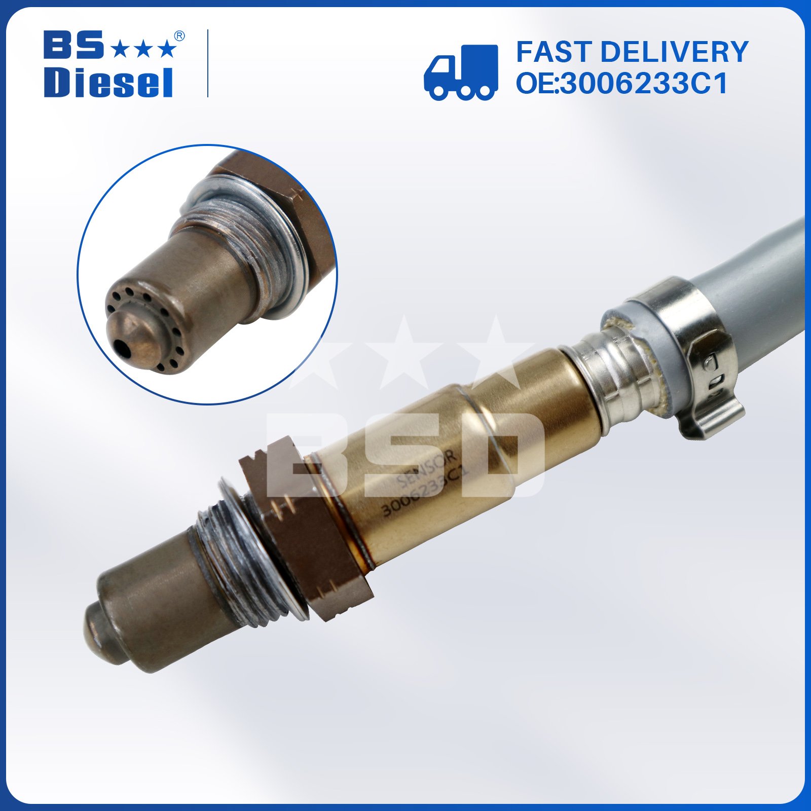 High Quality Lambda O2 Sensor 0281004171 Oxygen Sensor 3006233C1 for International Navistar MaxxForce 11L 13L 15L