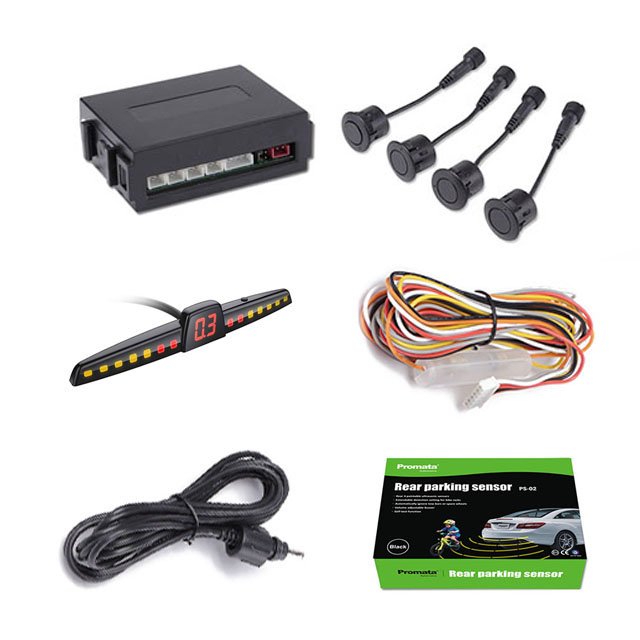 Real Time Auto Rear Parking Space Sensors Black with Buzzer/display for Ford Brand