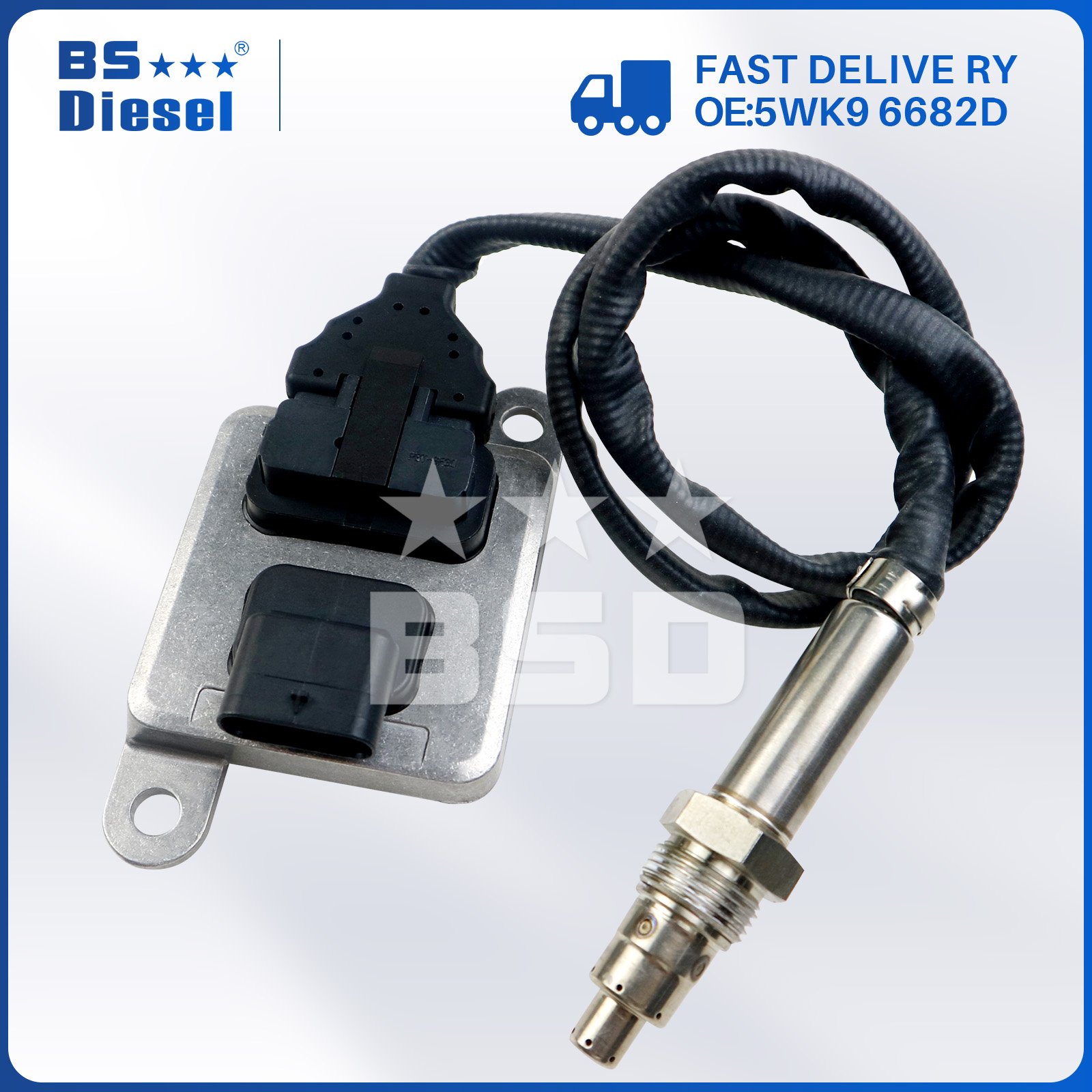 5WK9 6682D Auto Parts Nitrogen Oxygen Sensor A0009053503 5WK96682D Nox Sensor for Mercedes Benz W205 C220 Ml350 W166