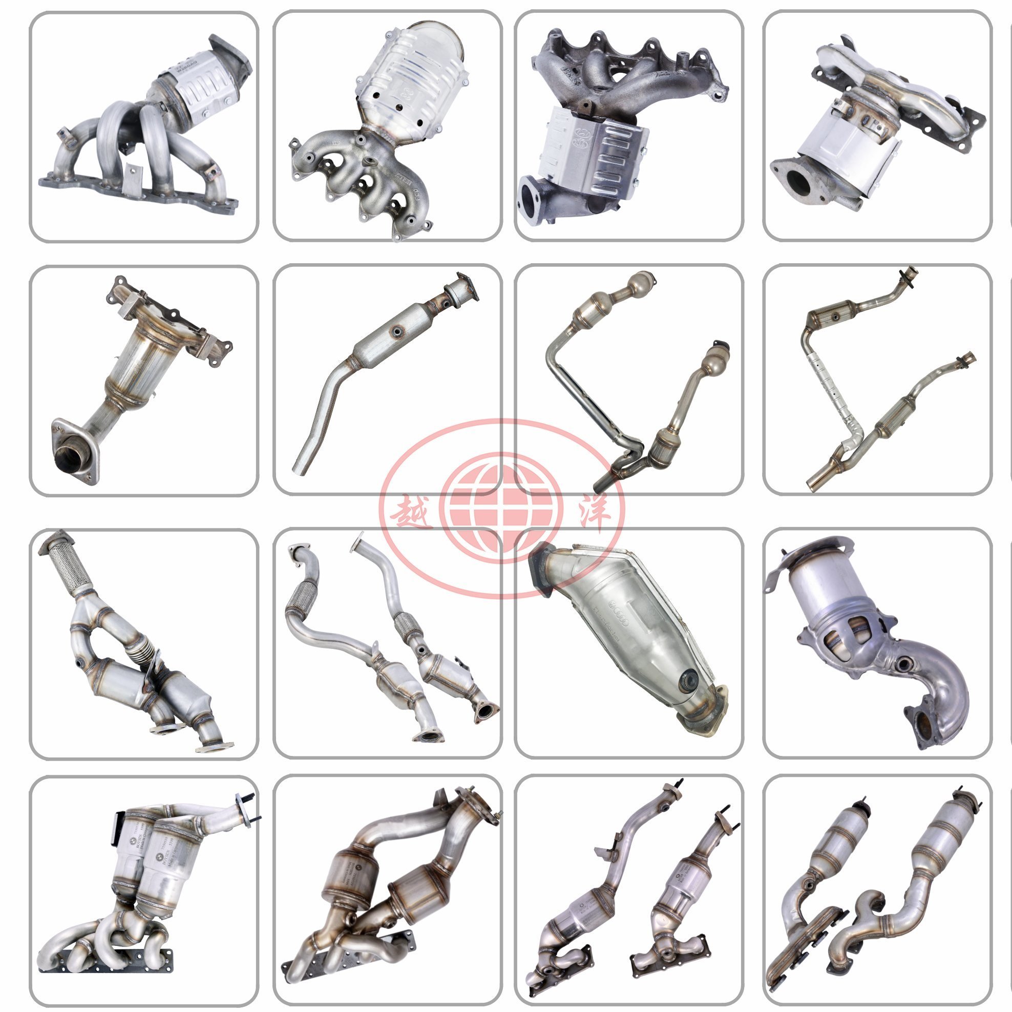 Top Factory Sale Exhaust Three Way Catalytic Converter for Geely KingKong High Flow Catalytic Converter