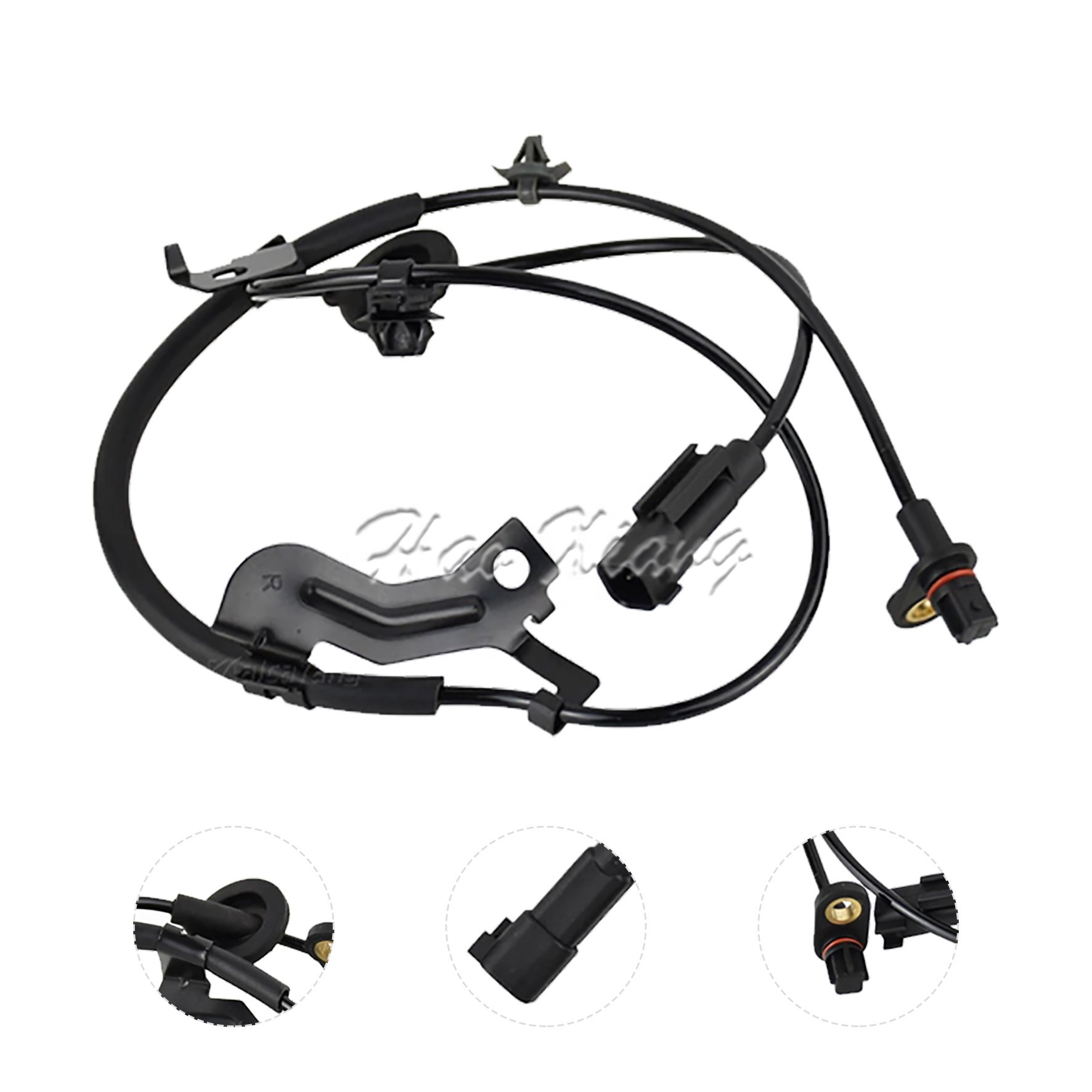 Haoxiang Universal Auto Wheel Speed ABS Sensor for Toyota Nissan Mitsubishi Honda Isuzu Hyundai KIA BMW Mazda VW Ford Fiesta