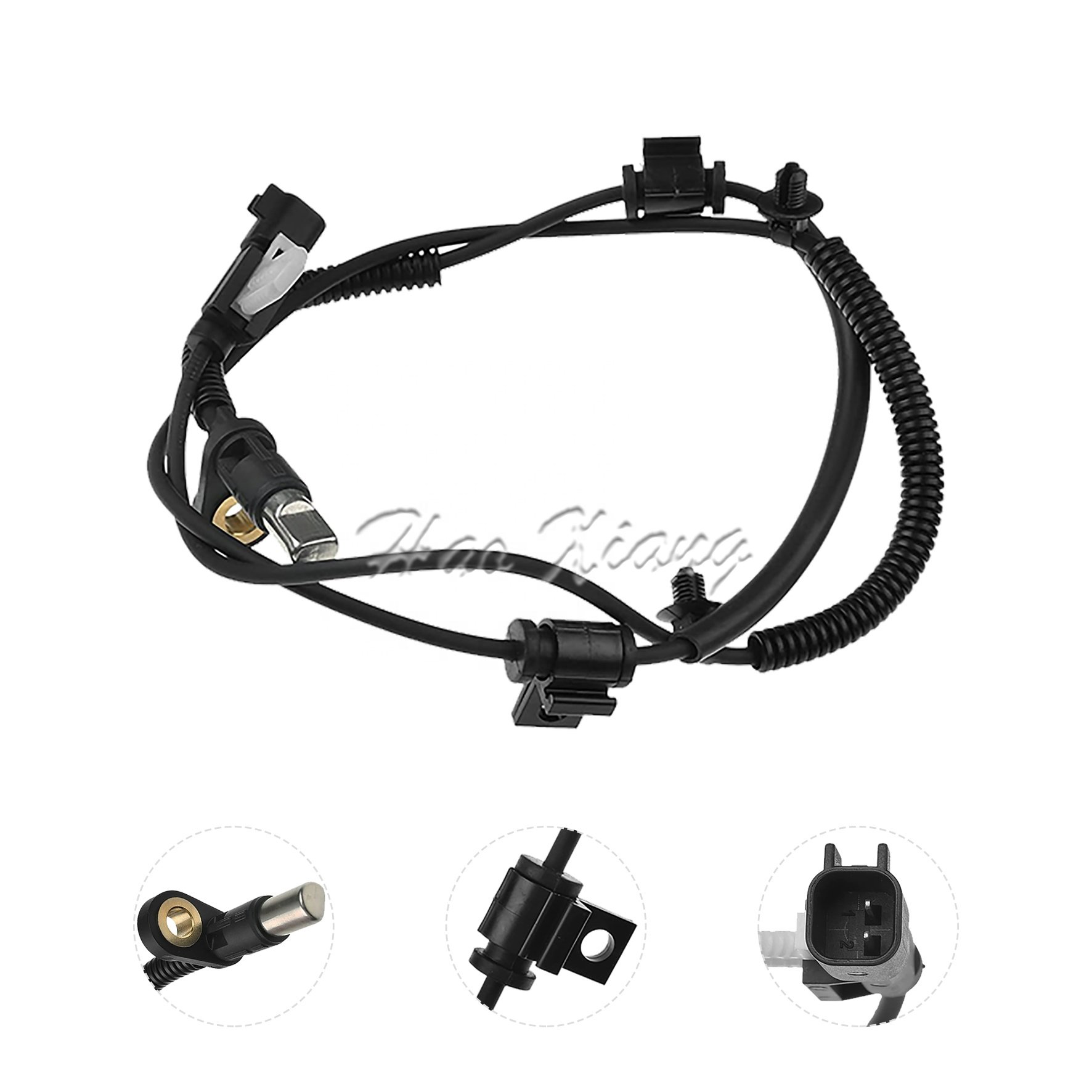 Haoxiang Universal Auto Wheel Speed ABS Sensor for Toyota Nissan Mitsubishi Honda Isuzu Hyundai KIA BMW Mazda VW Ford Fiesta