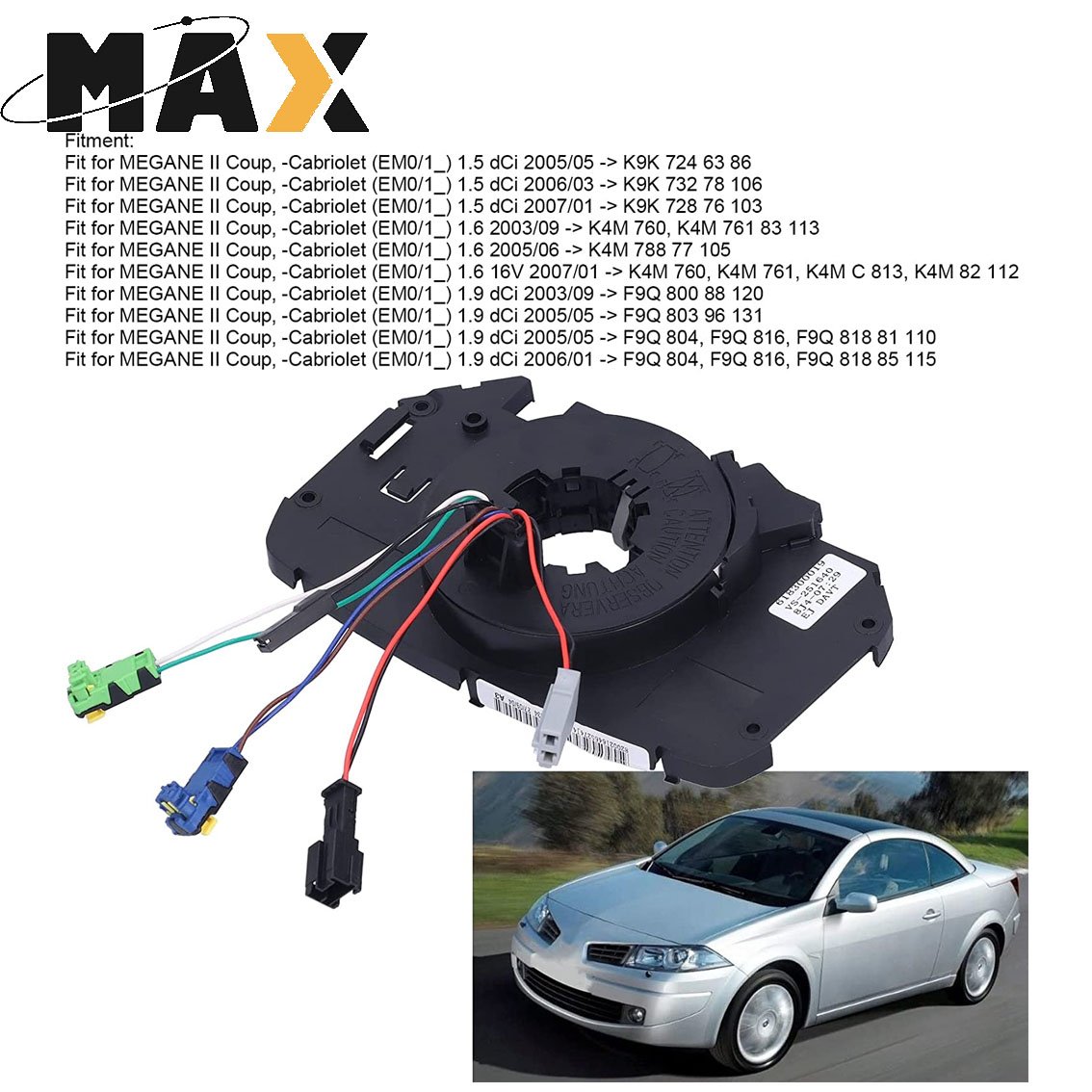 Auto Sensor Cable 8200216462 for Renault Megane 2 MK LL Wagon New Condition Auto Parts Accessories