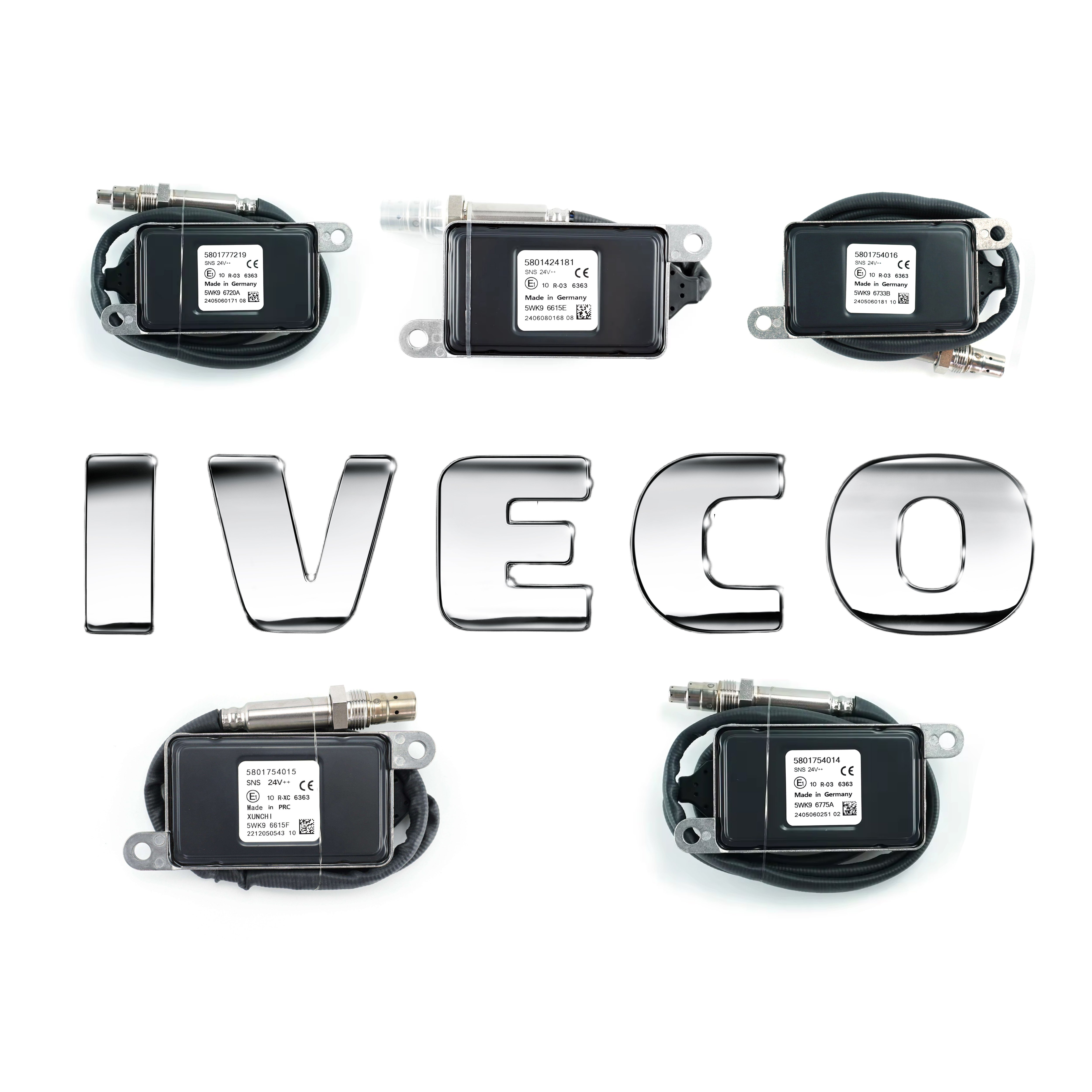 5WK96791A 5WK9 6791A 5801881001 Automobiles Nitrogen Oxides Sensor for IVECO Daily Trucks 2014 2015 2016 2017 2018