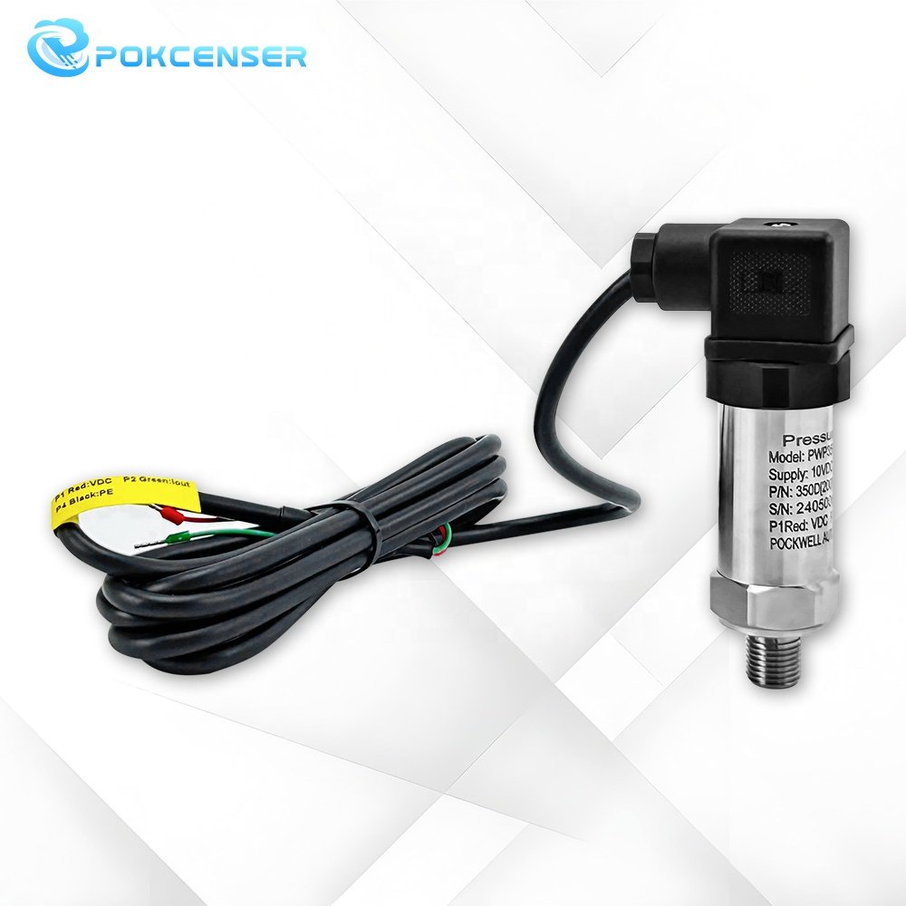 Pokcenser Smart Pressure Transducer 420ma RS485 Air Oil Liquid Water Pressure Sensor Transmitter