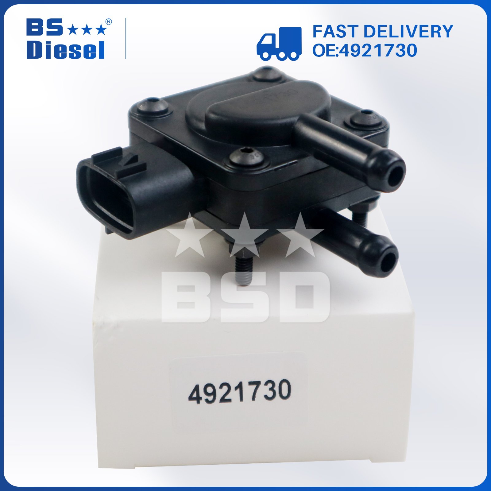 Automotive Spare Parts Differential Pressure Sensor 12630257 DPF Sensor 4921730 for Cummins ISX Engines