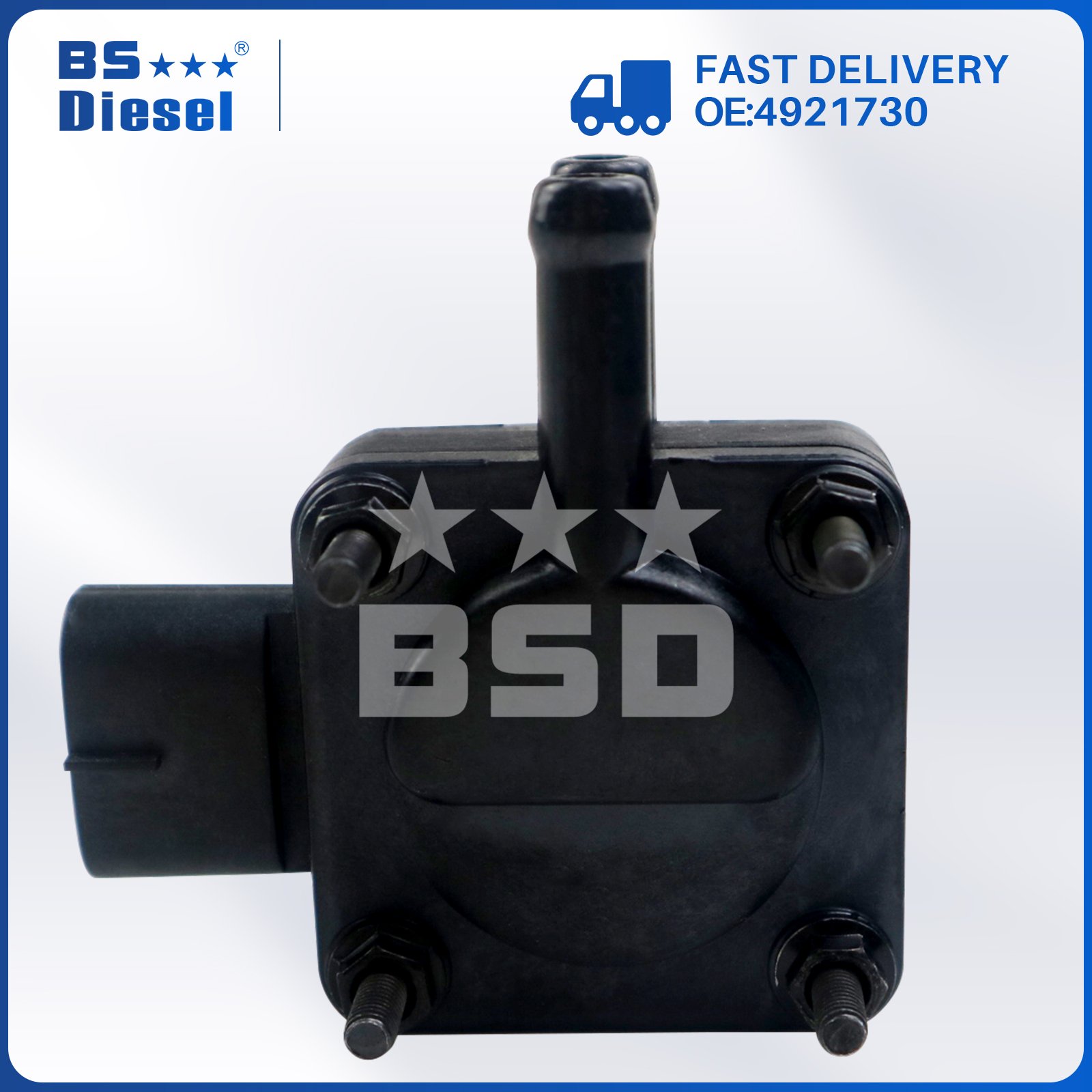 Automotive Spare Parts Differential Pressure Sensor 12630257 DPF Sensor 4921730 for Cummins ISX Engines