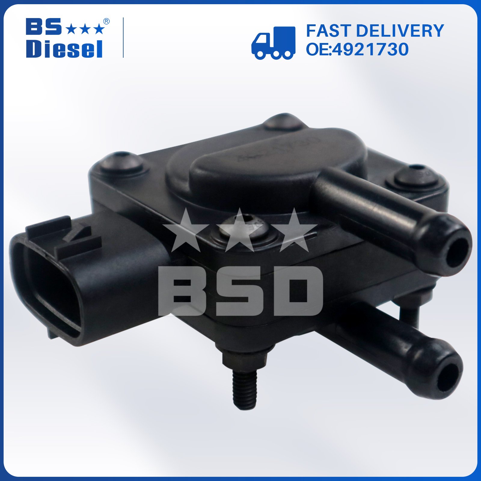 Automotive Spare Parts Differential Pressure Sensor 12630257 DPF Sensor 4921730 for Cummins ISX Engines