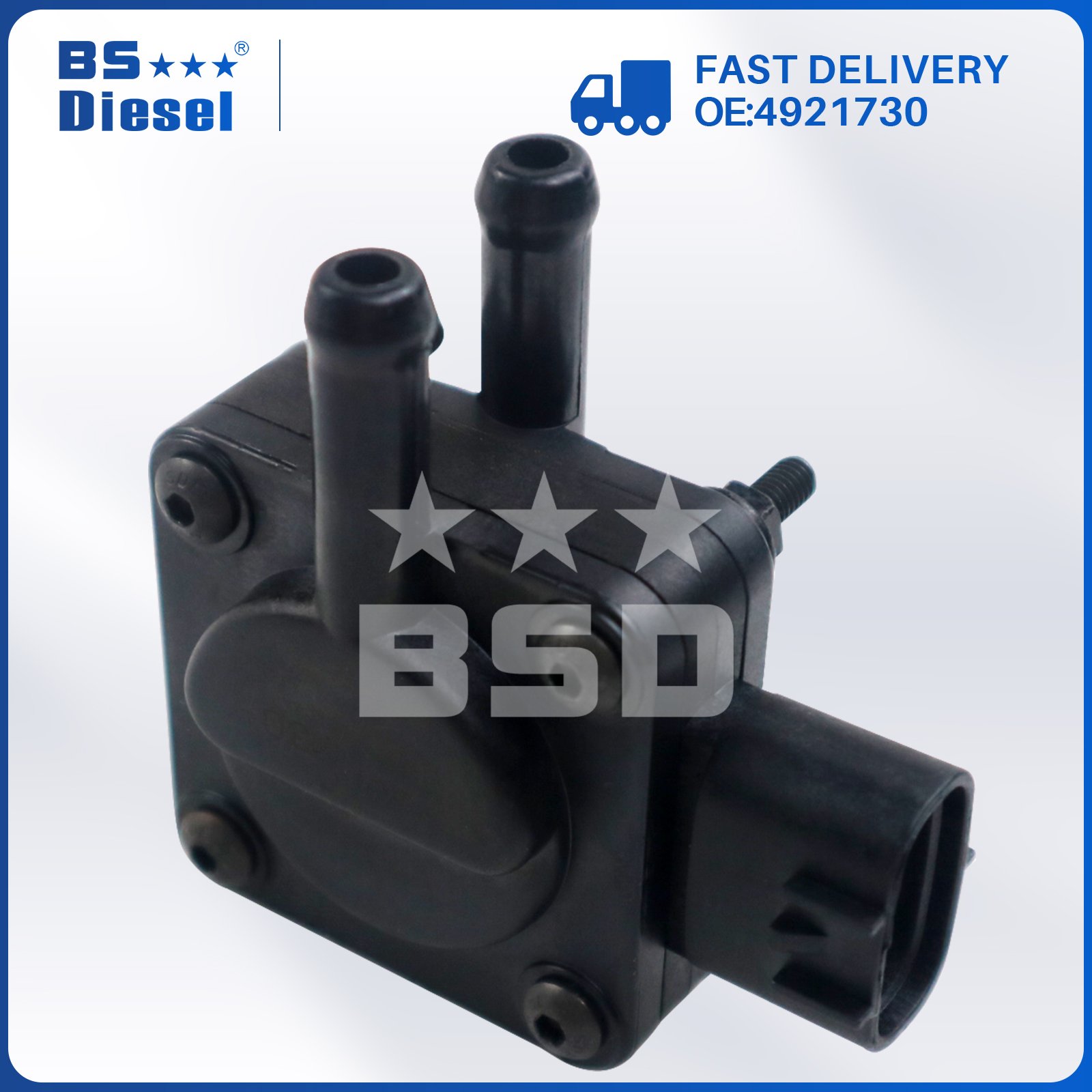 Automotive Spare Parts Differential Pressure Sensor 12630257 DPF Sensor 4921730 for Cummins ISX Engines