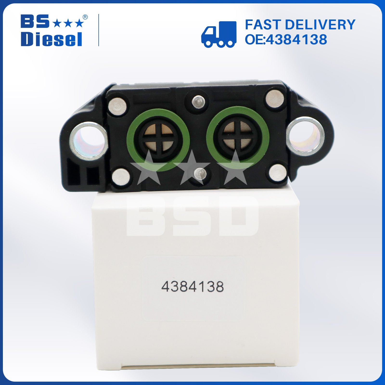 Brand New Auto Sensors Differential Pressure Sensor DPF Sensor 4384138 for ISF3.8 Cummins