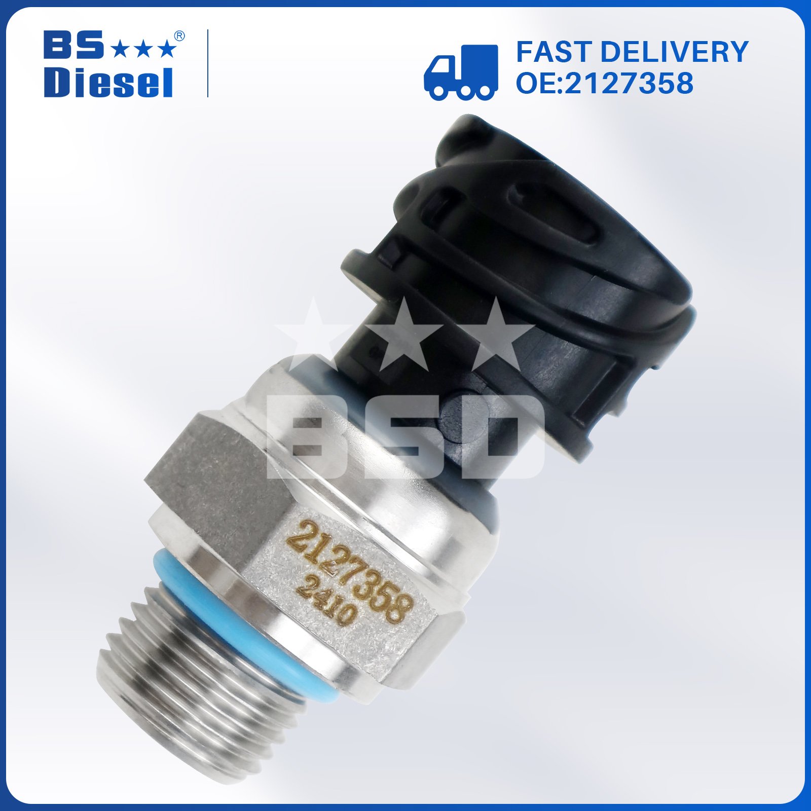 Auto Sensors 1822253 2041680 EBP Exhaust Back Pressure Sensor 2127358 for Kenworth Peterbilt MX-13 DAF EURO6 MX13