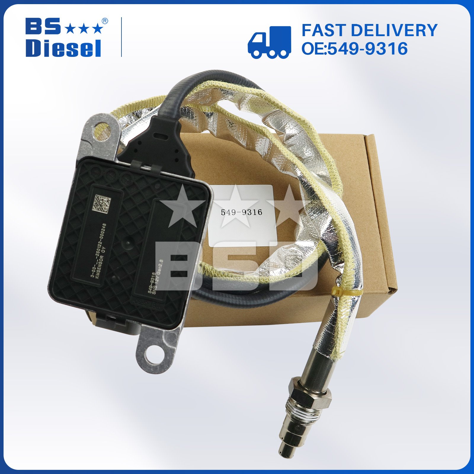 Auto Spare Parts 12V Nox Sensor 5499316 Nitrogen Oxide Sensor 549-9316 for CAT CT13 CT680 CT681 CT660 Engine