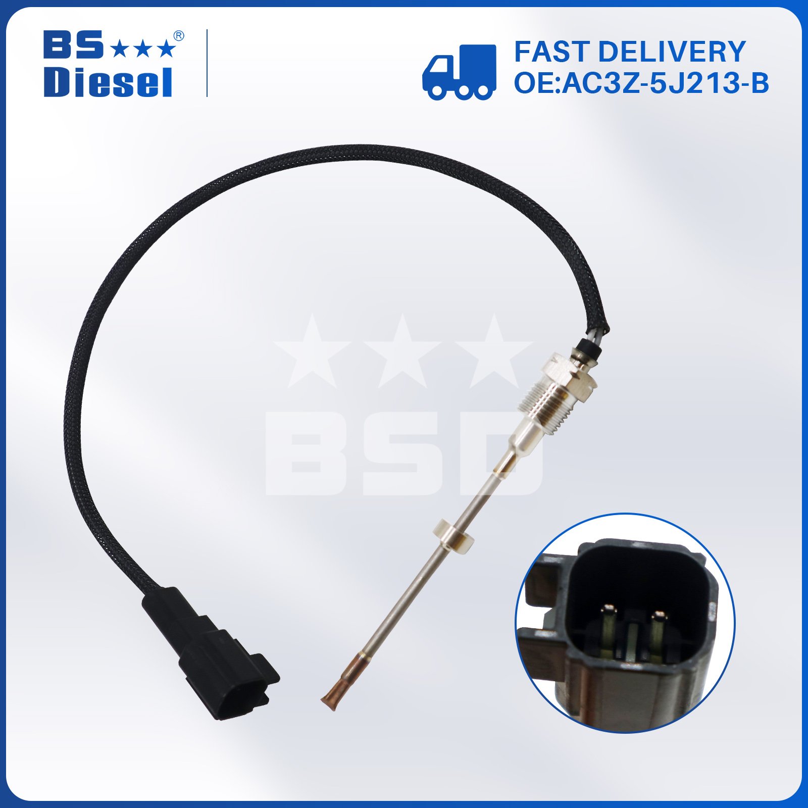 Hot Sale Car Sensors Exhaust Gas Temperature Sensor AC3Z-5J213-B EGT Sensor AC3Z5J213B for FORD F250 F350 Super Duty