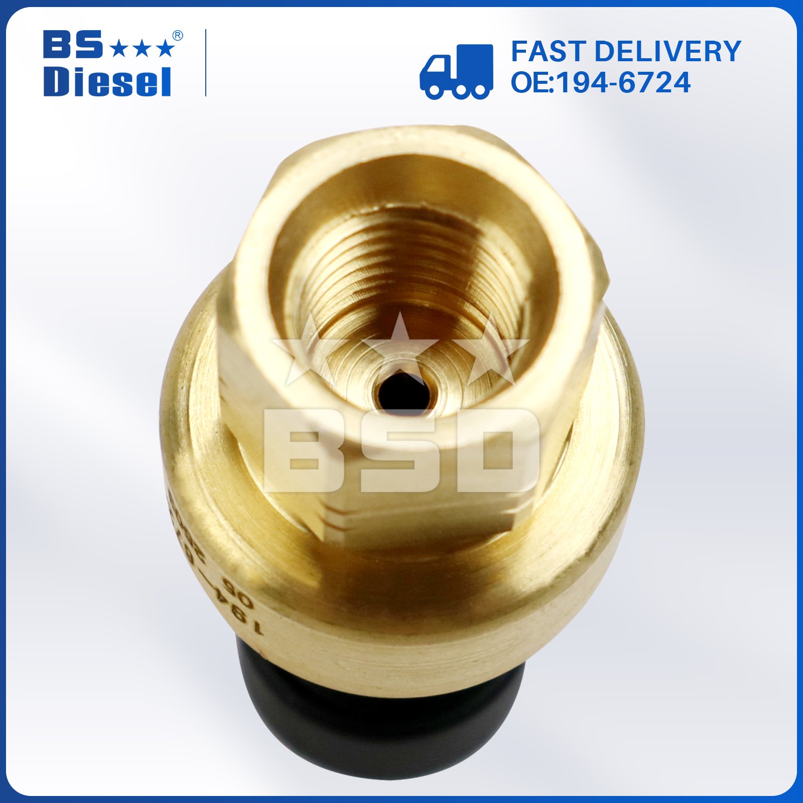 Auto Sensors Oil Pressure Sensor 194-6724 for CAT 3406E 3508B 325D 330D C-12 C-15 Engine