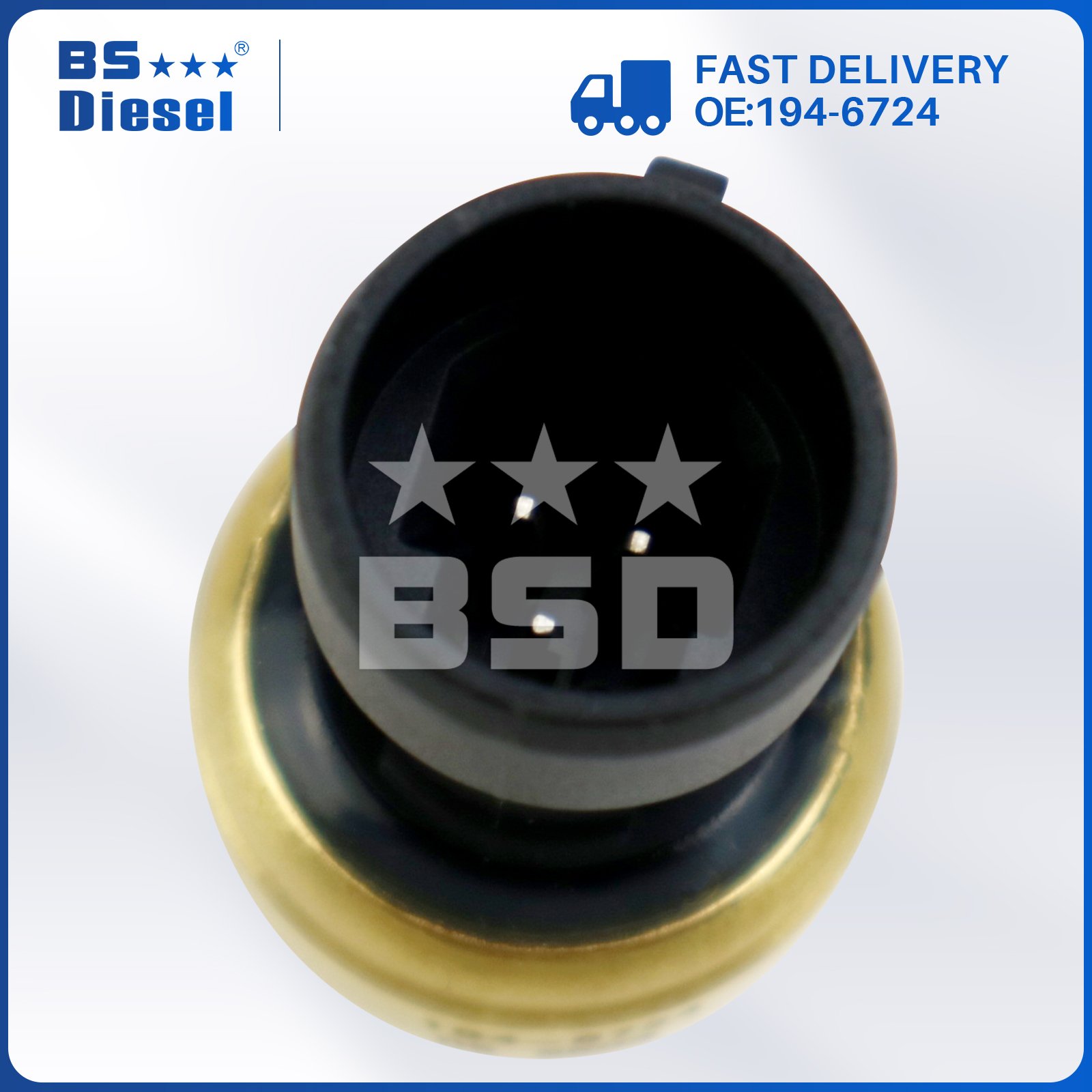 Auto Sensors Oil Pressure Sensor 194-6724 for CAT 3406E 3508B 325D 330D C-12 C-15 Engine