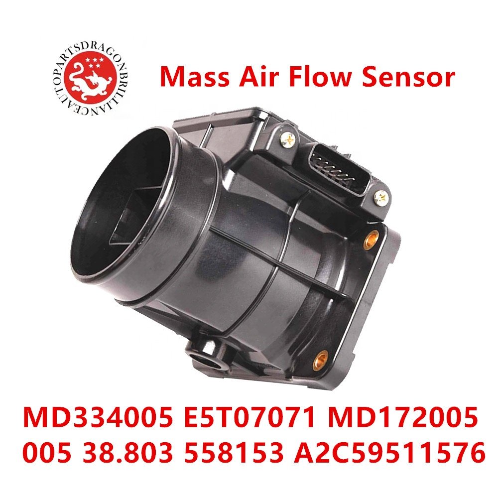 Mass Air Flow Sensor OE MD334005 E5T07071 MD172005 005 38.803 558153 A2C59511576 For Mitsubishi Electric Corp Galant Legnum VR-4